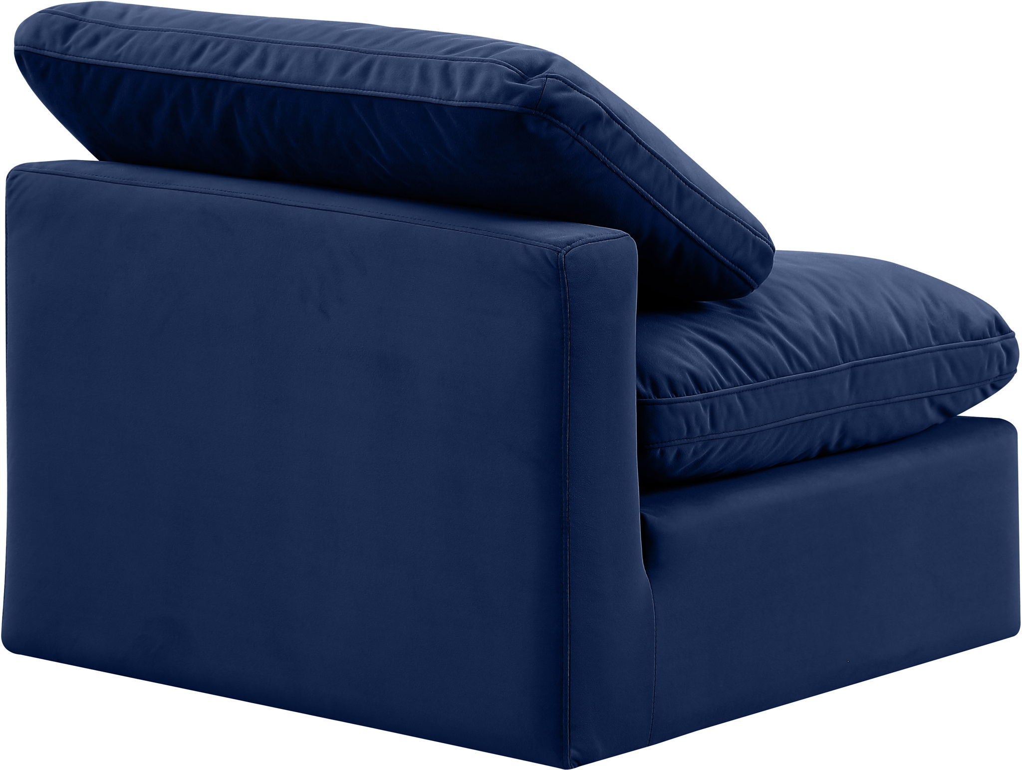 Indulge - Velvet Armless Chair