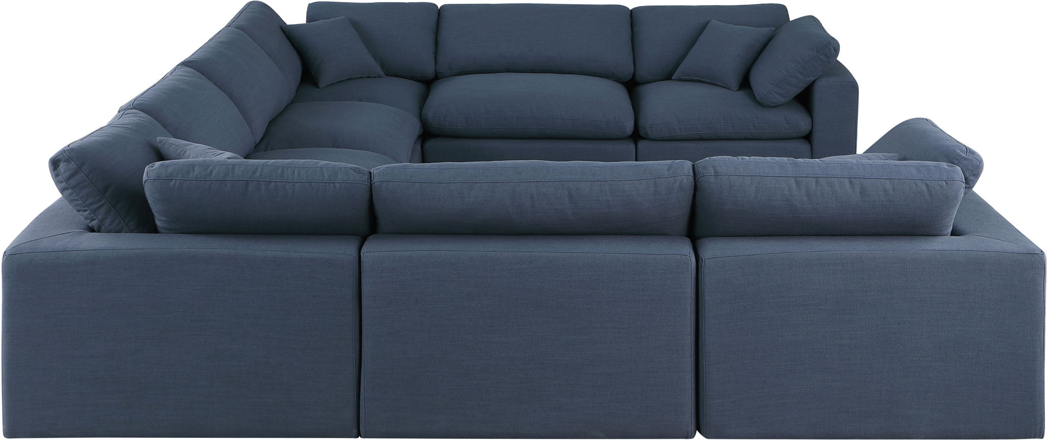 Comfy - 8 Piece Linen Modular Sectional