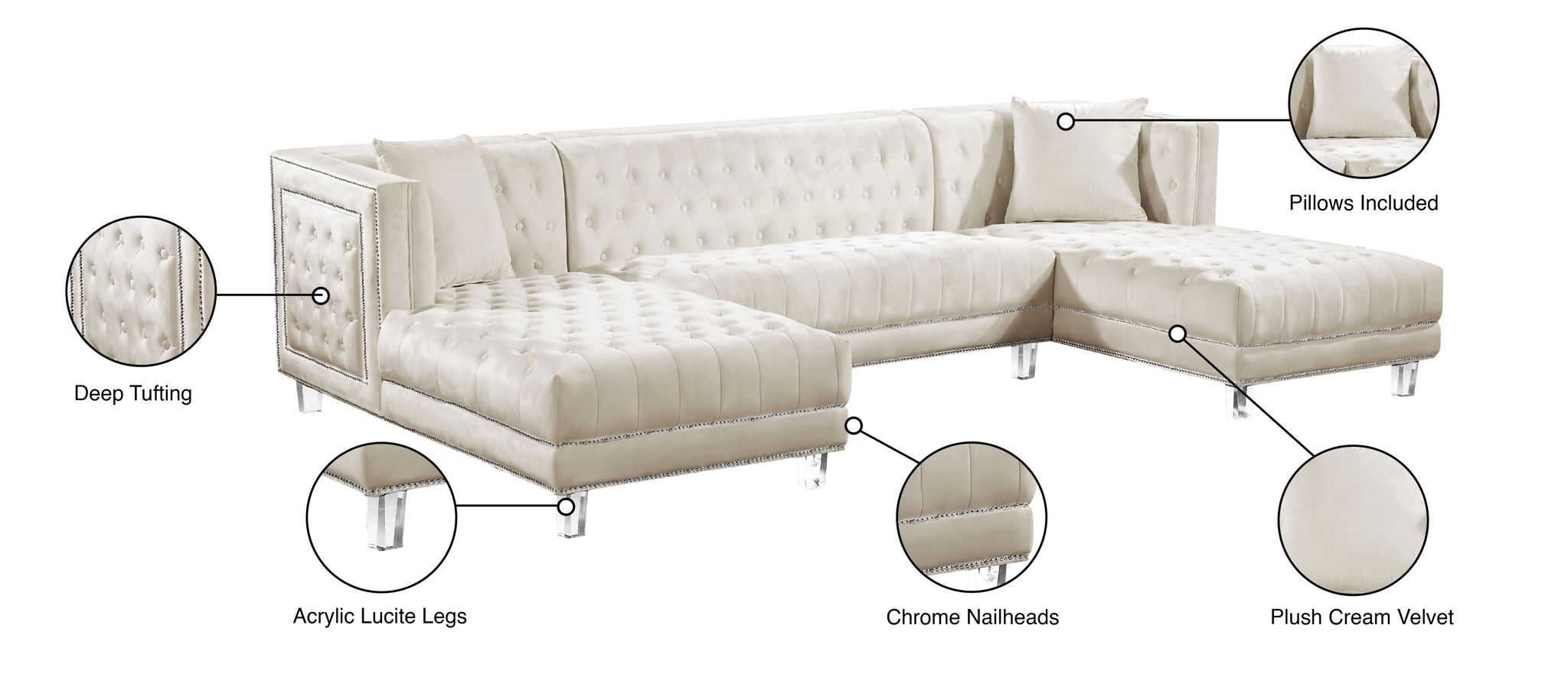 Moda - 3 Piece Sectional