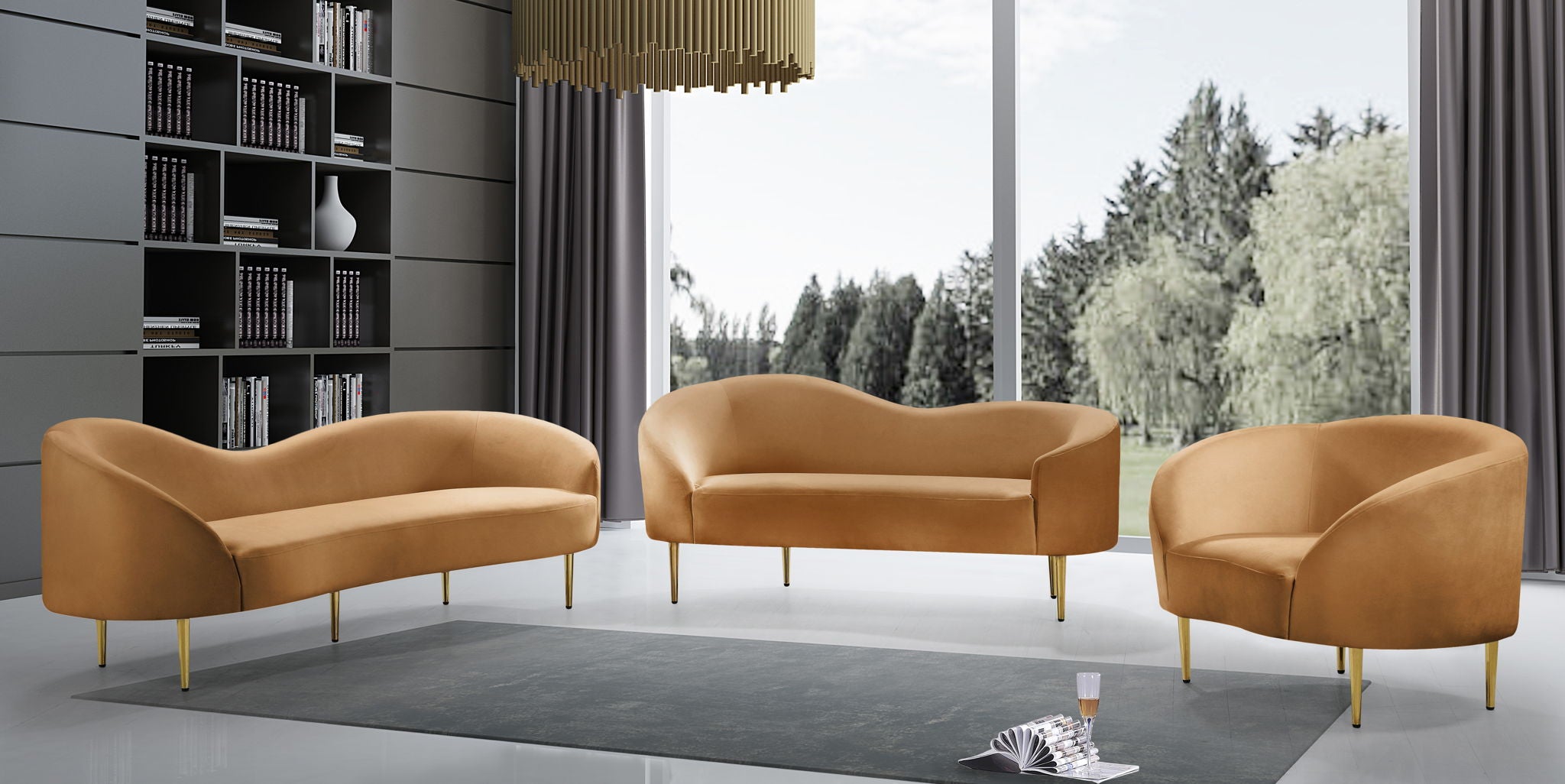 Ritz - Sofa - Saddle
