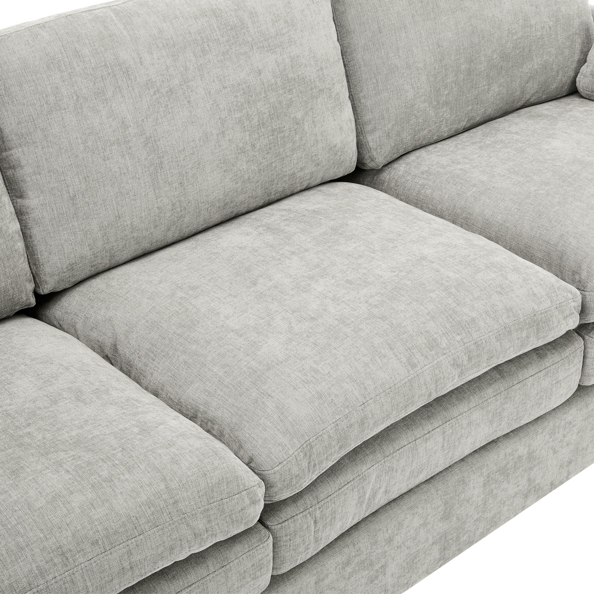 Cozy Upholstered Cushion Armchair For Living Room