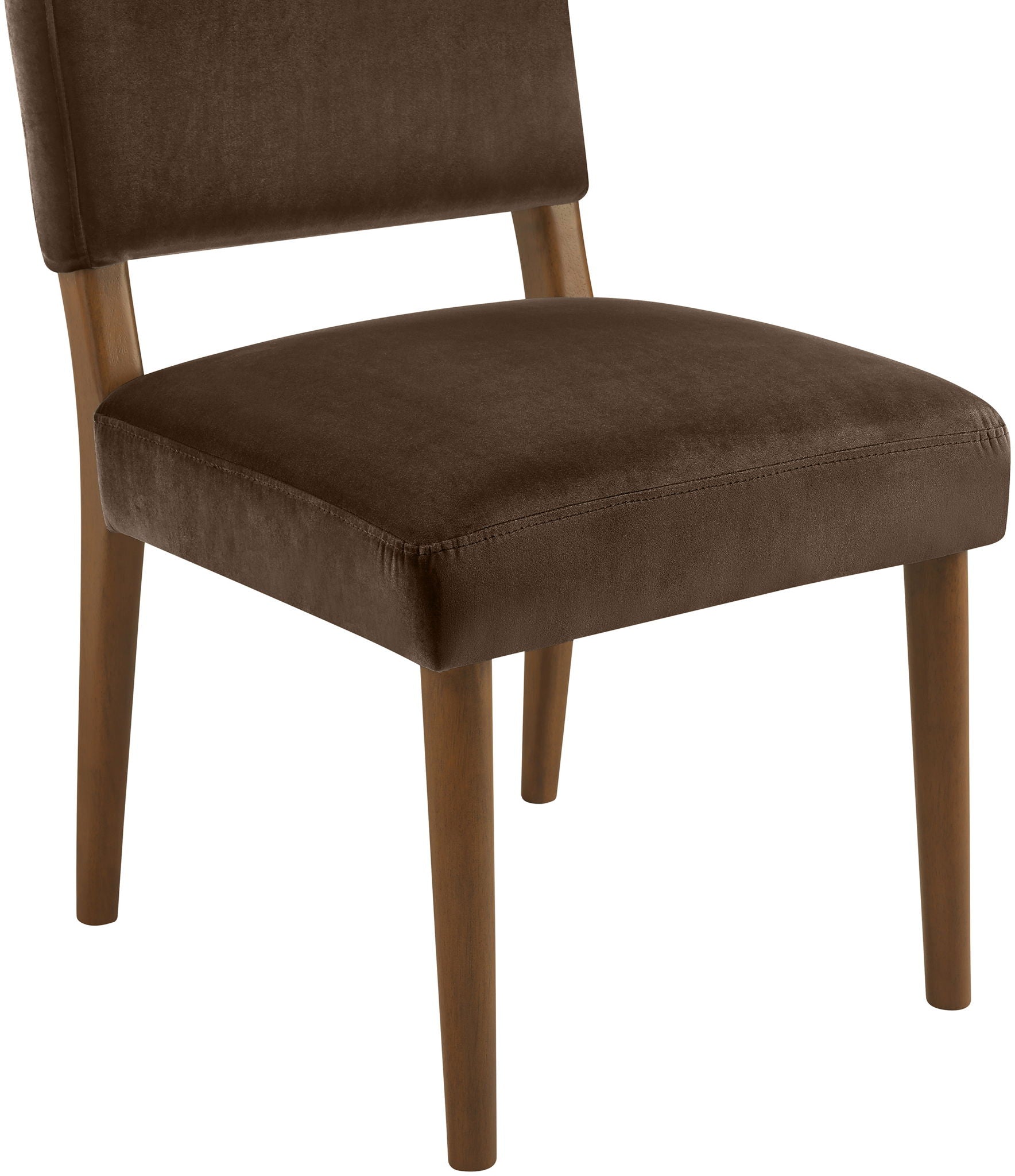 Varinelle - Velvet Dining Chair (Set of 2) - Walnut Frame