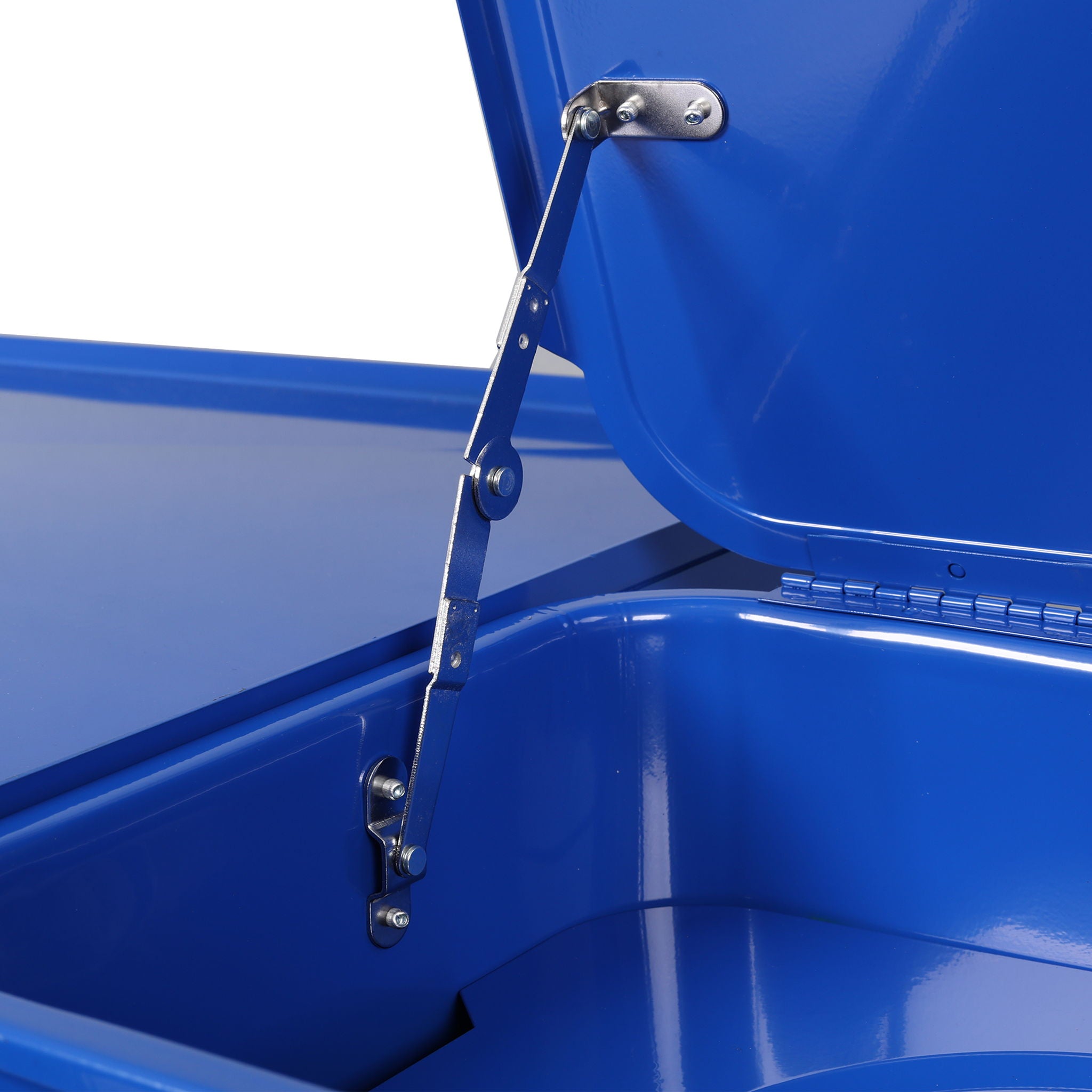 Mobile Tear Down Table With 3.5 Gallon Part Washer And 110V Pump - Blue