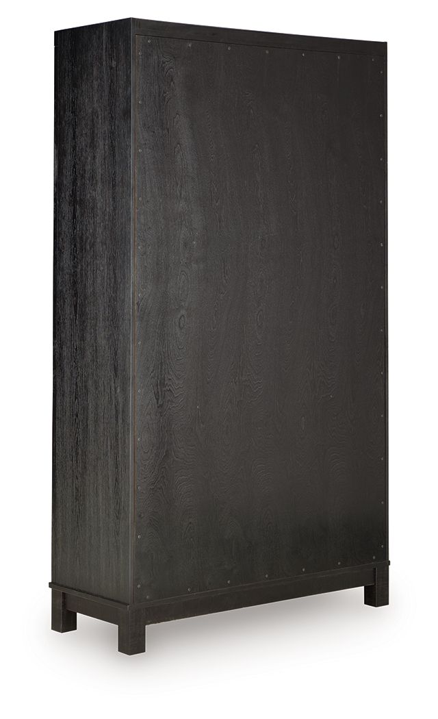 Christop - Accent Cabinet - Black / Brown