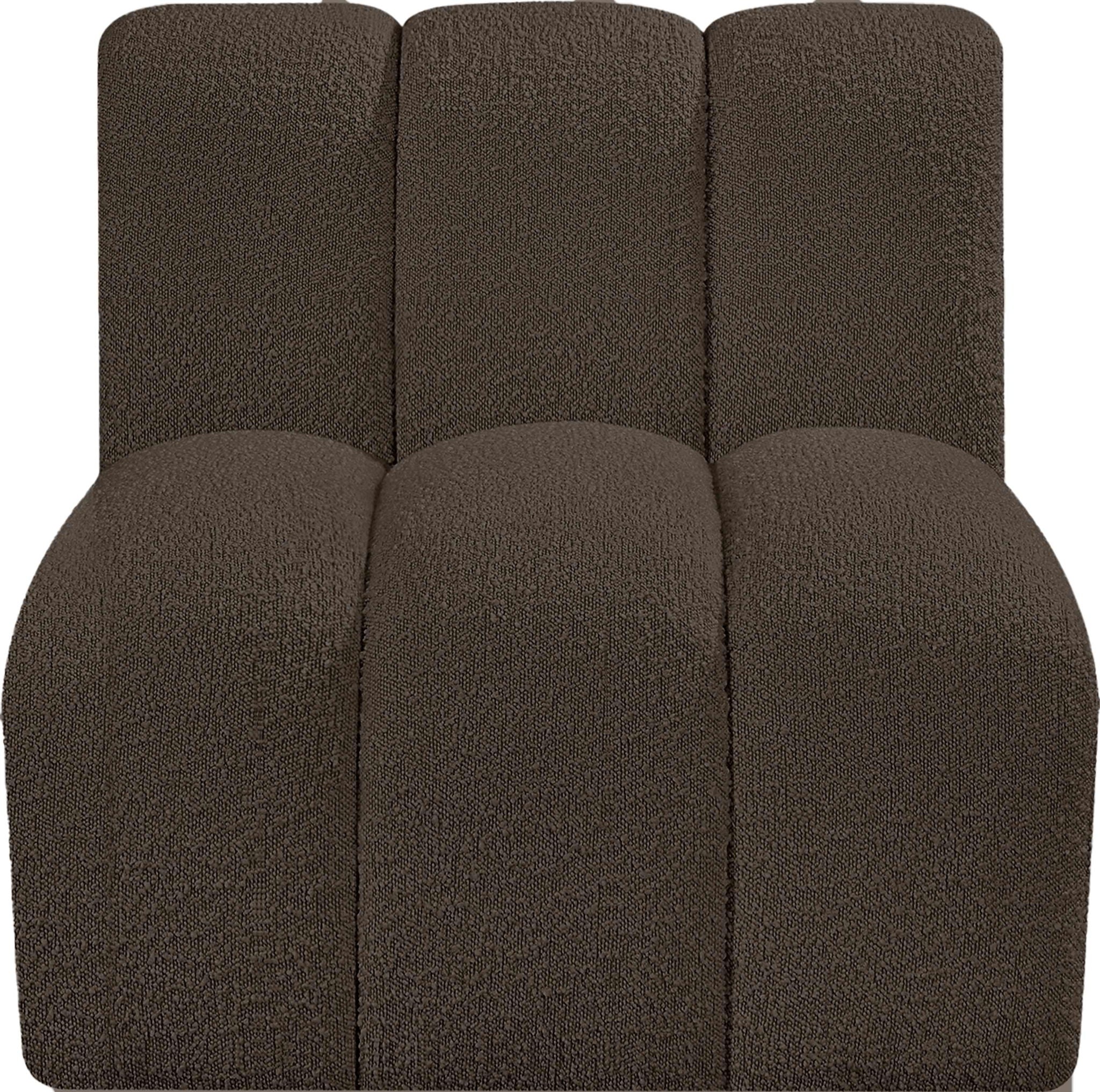 Arc - Boucle Fabric Straight Chair