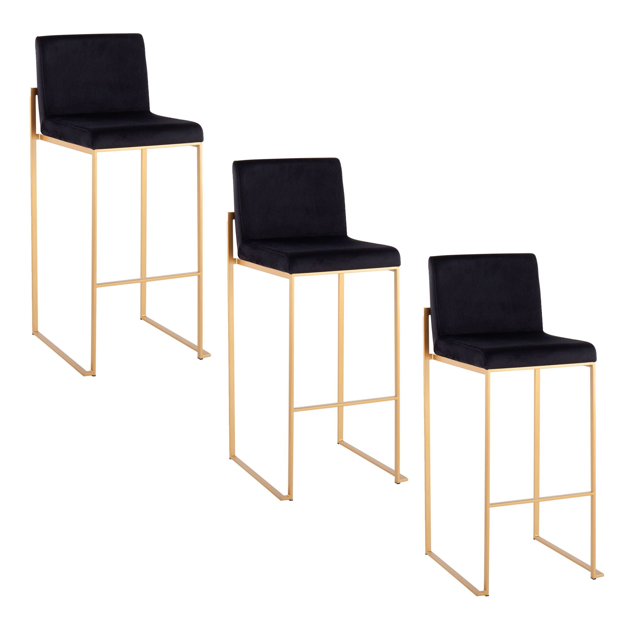 Fuji - Contemporary Design High Back Barstool