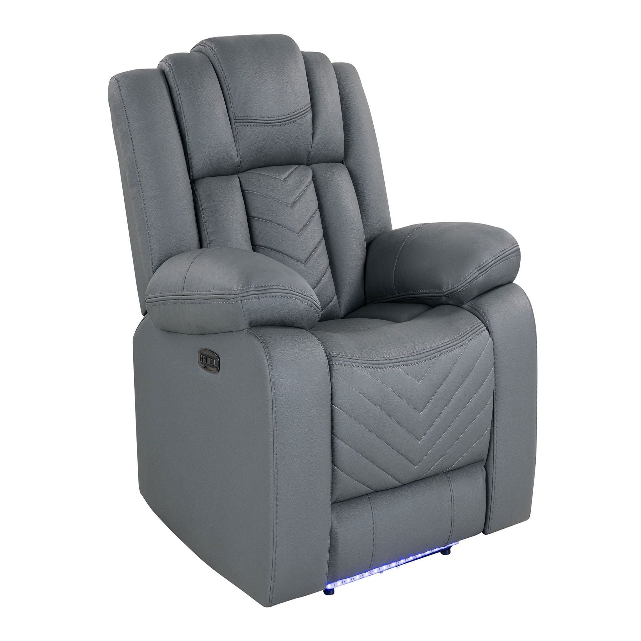 Raize - Power Living Room Set With Storage Console And Cup Holders