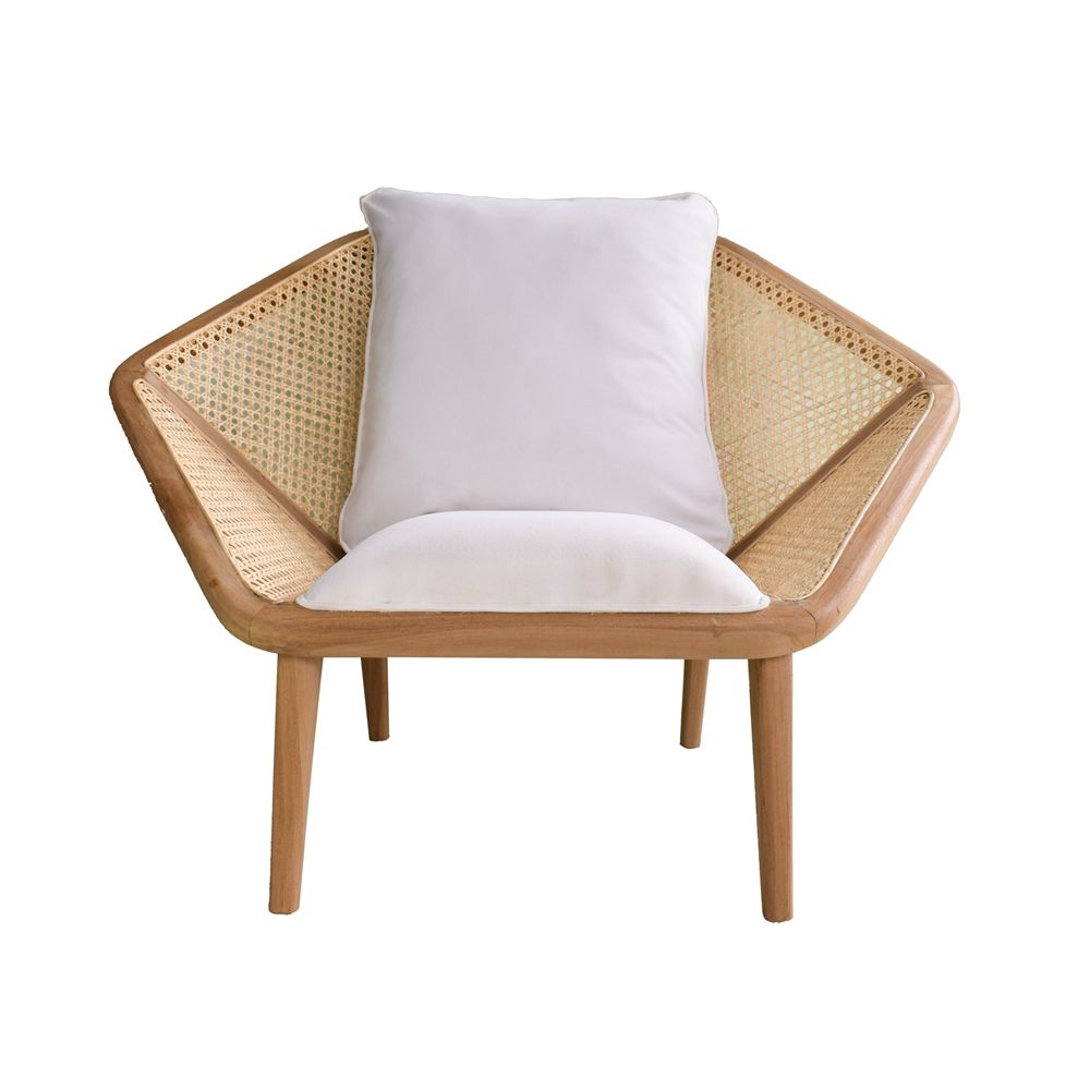 Tectona - Teak Leisure Chair - Natural Wood / Brown