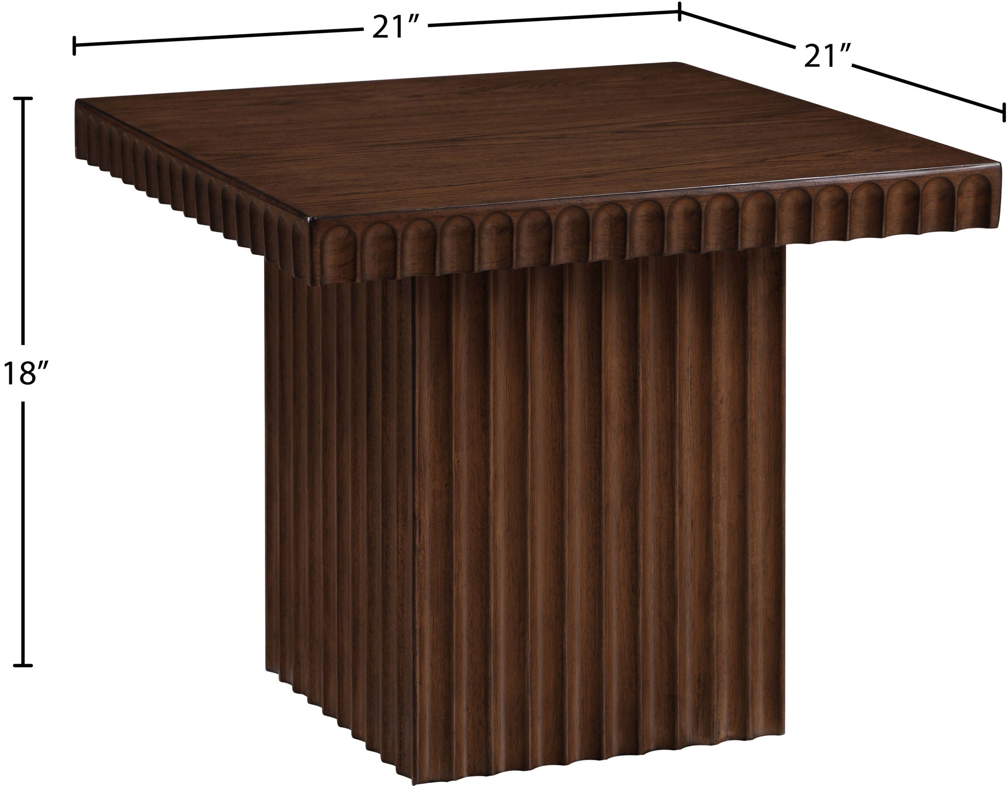 Spencer - 18" Oak Veneer Coffee Table