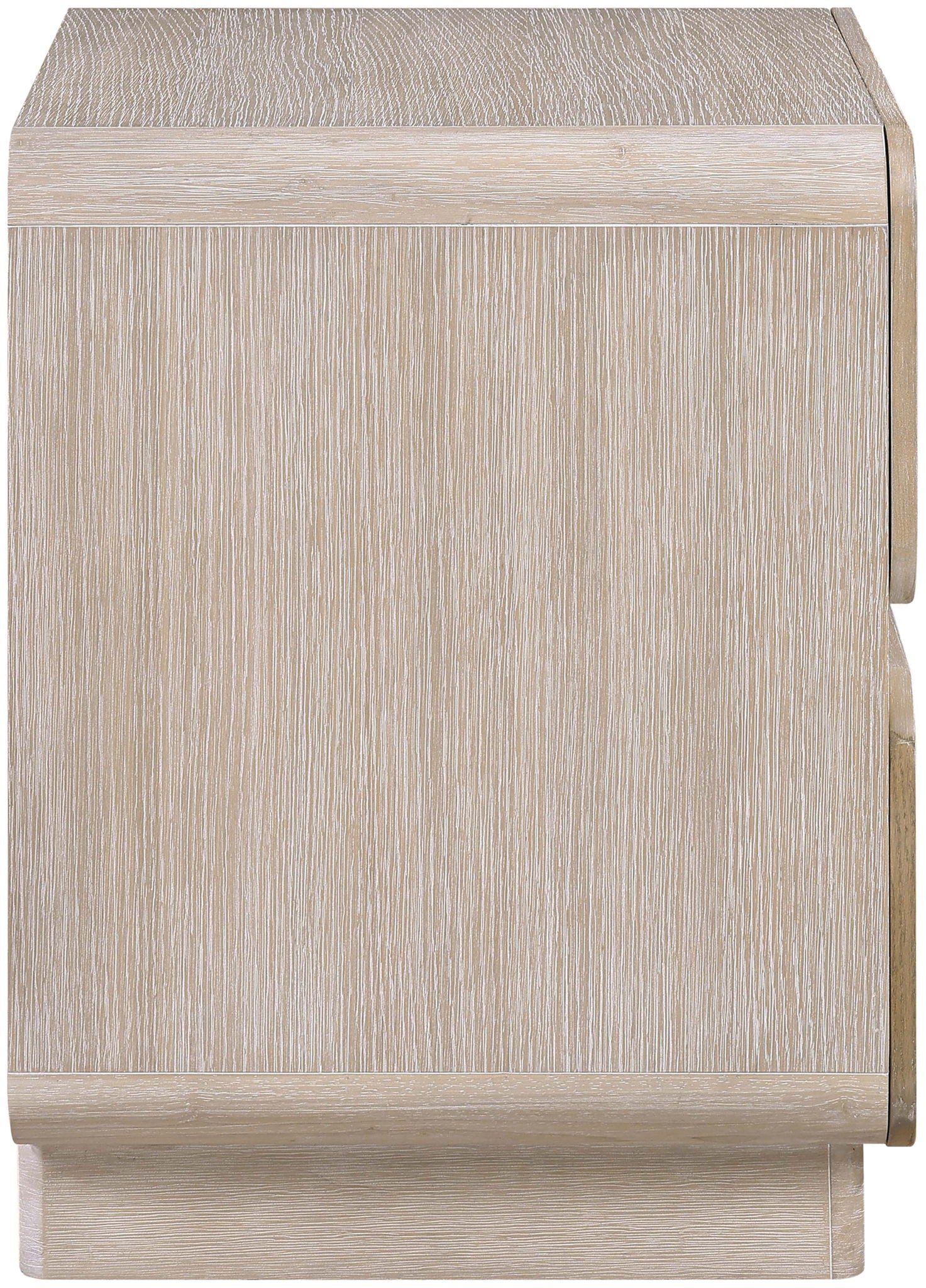 Adagio - Solid Wood And Oak Veneer Nightstand - Natural