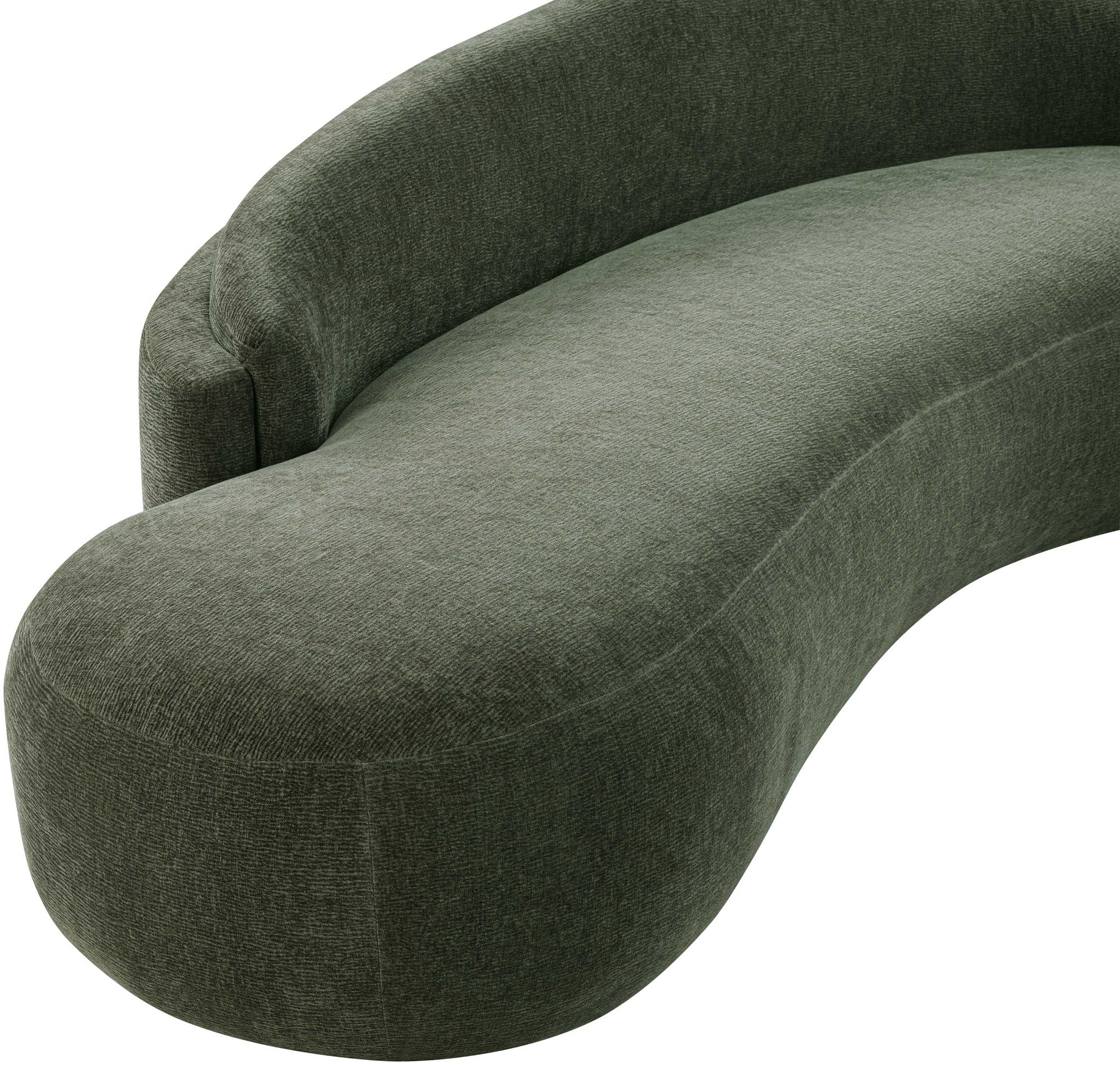 Caspian - Chenille Fabric Upholstered Loveseat