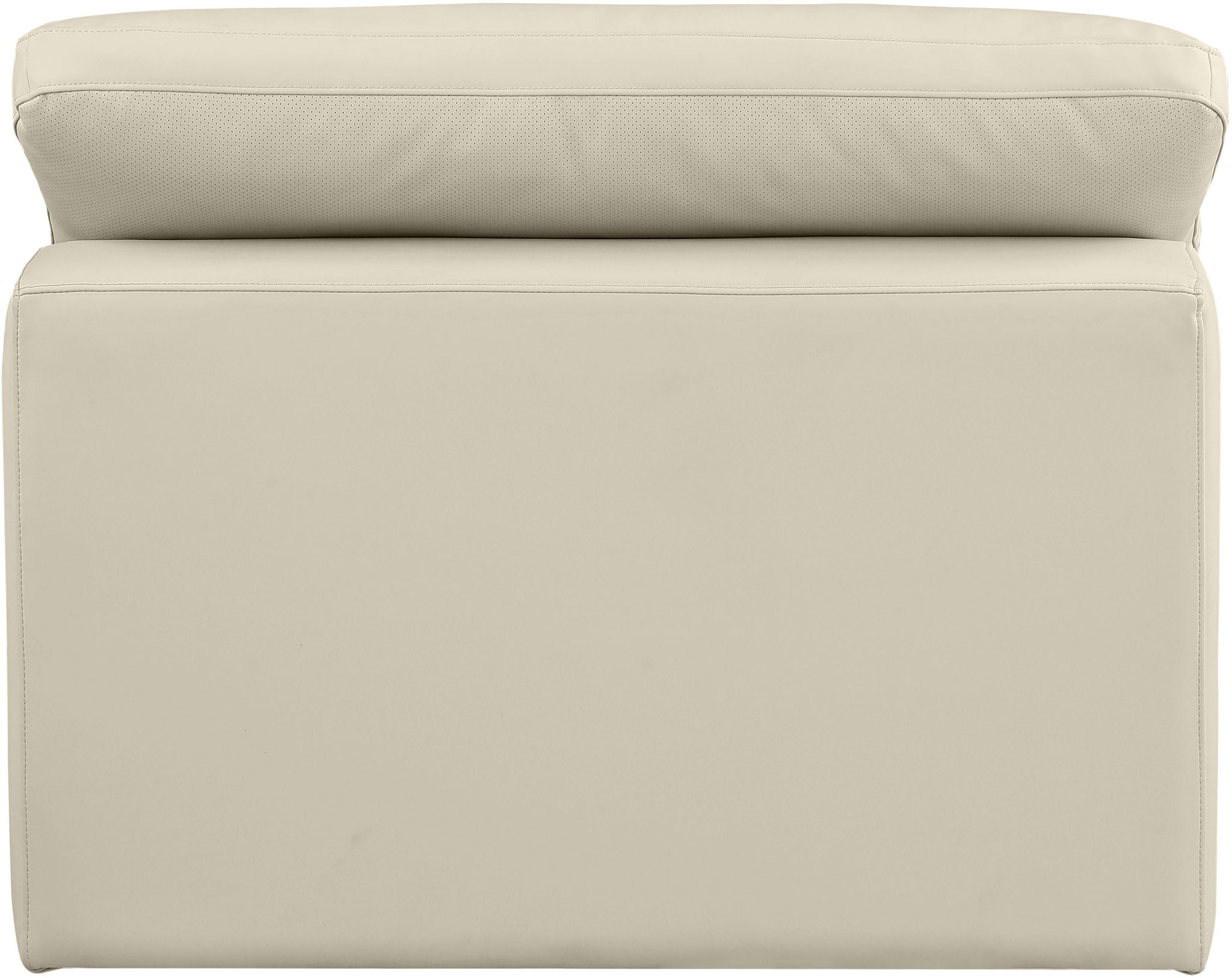 Comfy - Faux Leather Armless Chair
