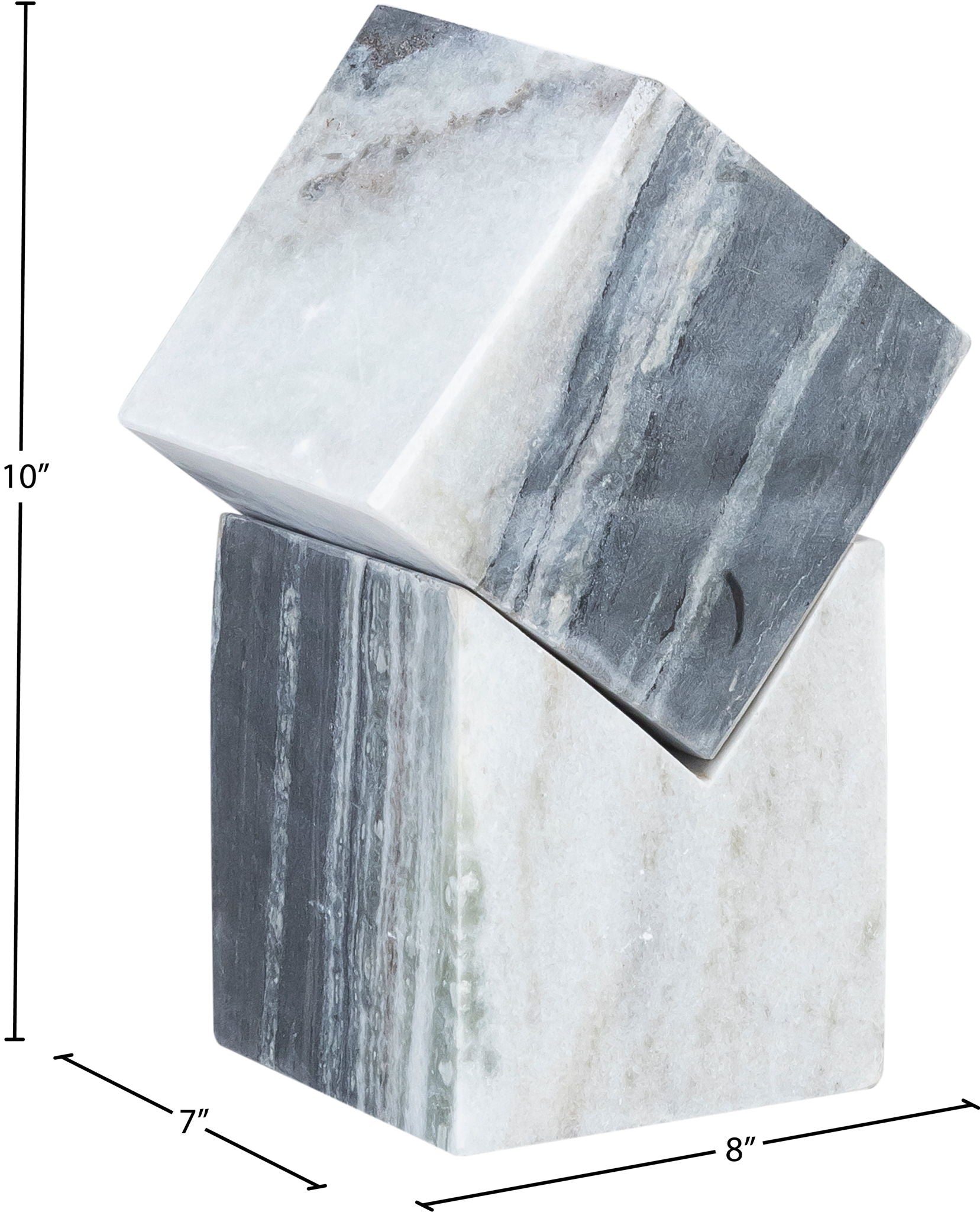 Quad - Marble Decorative Cube