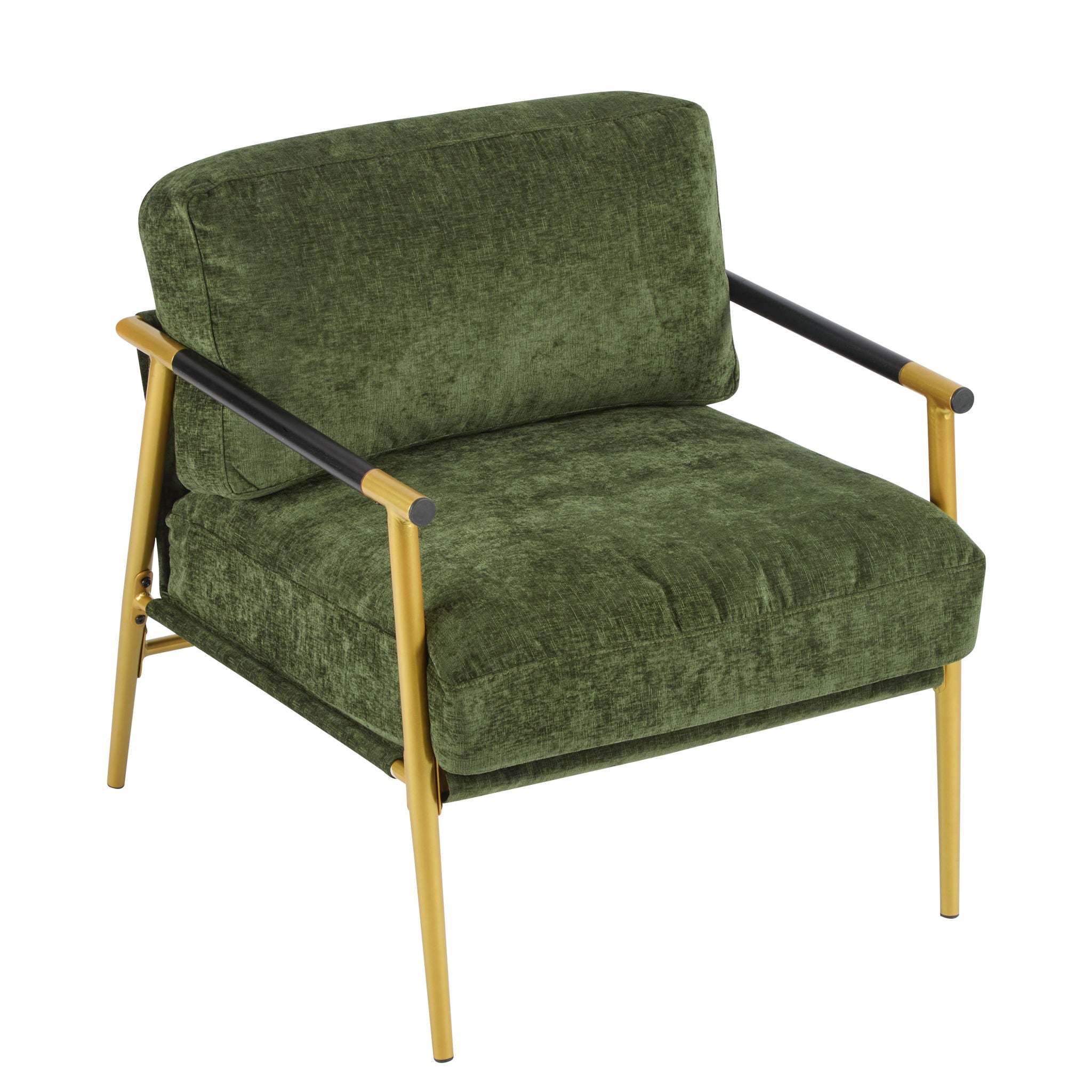 Modern Accent Chair With Cushions, Cozy Seating