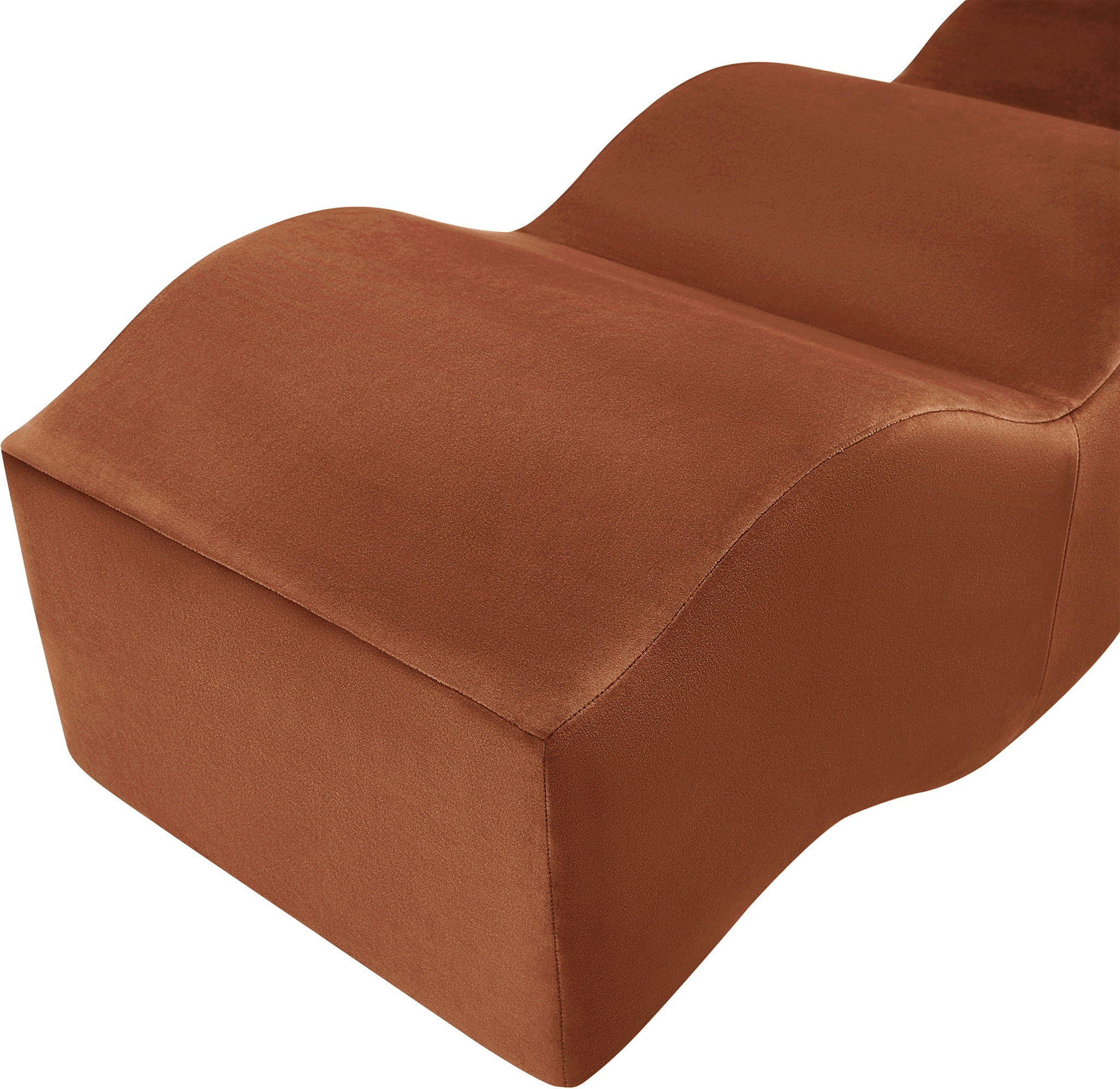 Wave - Velvet Bench