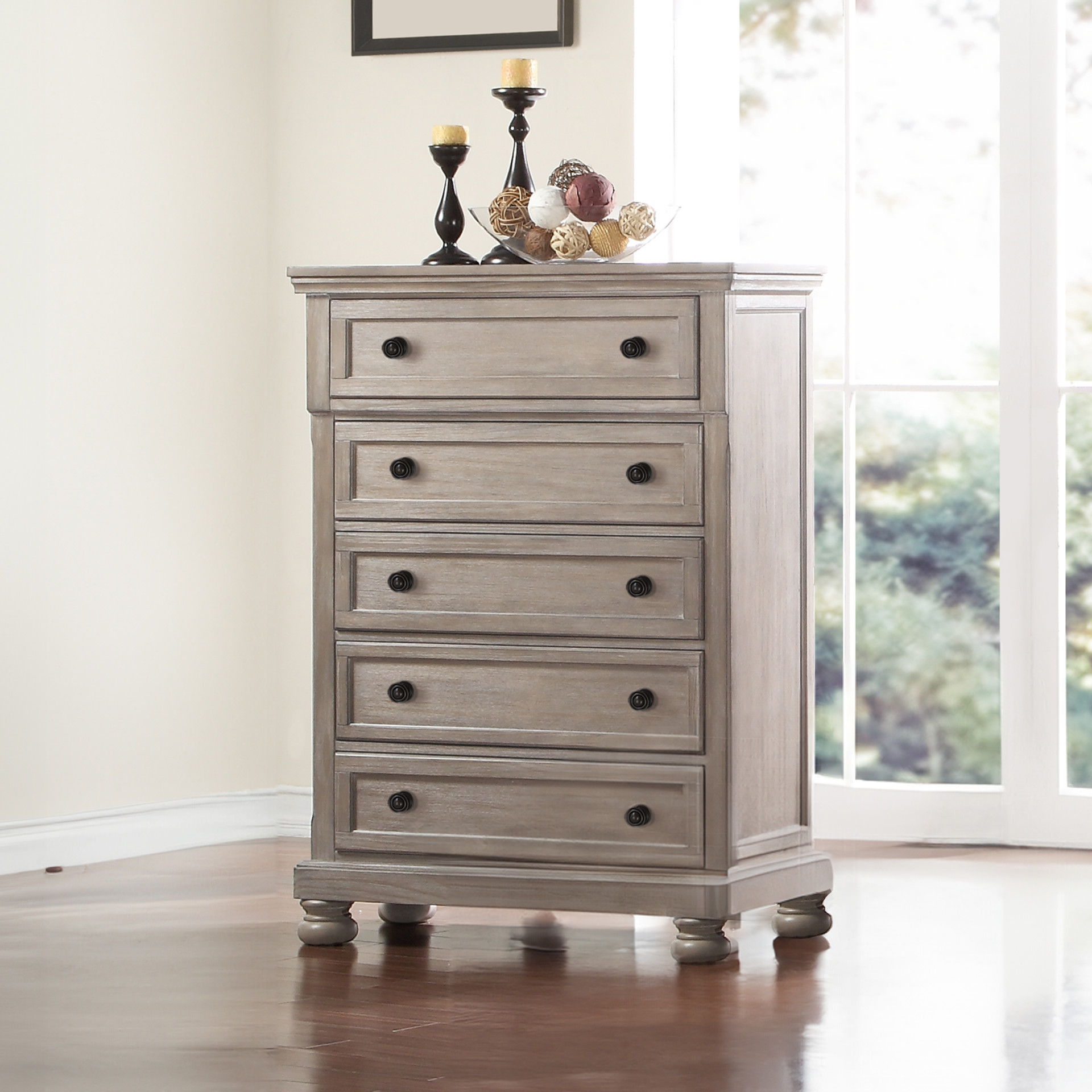Allegra - Chest - Pewter