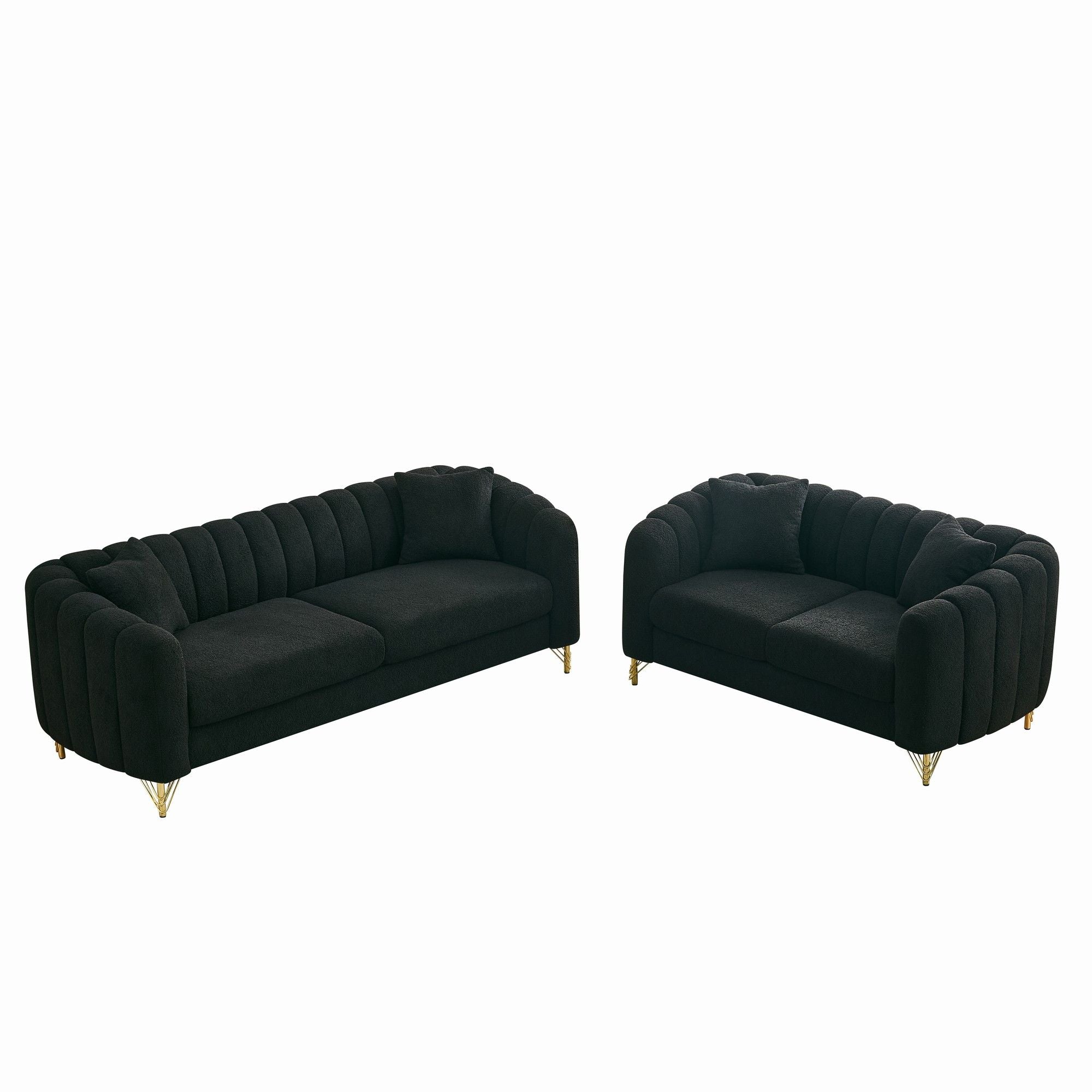 Oversized Sofa, Deep Tufted Couch