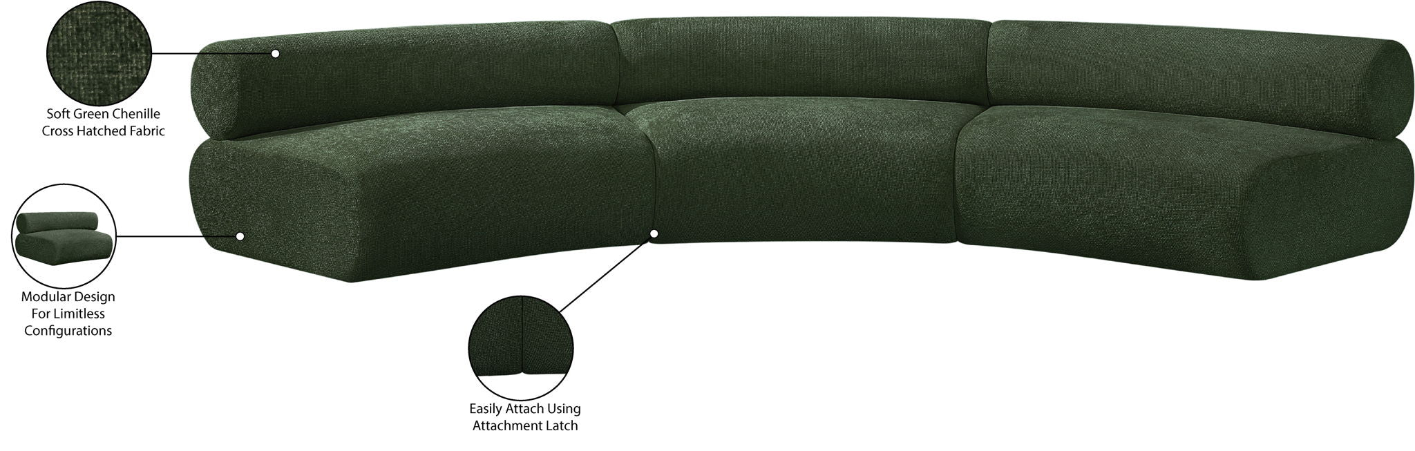 Bale - 3 Piece Modular Sofa