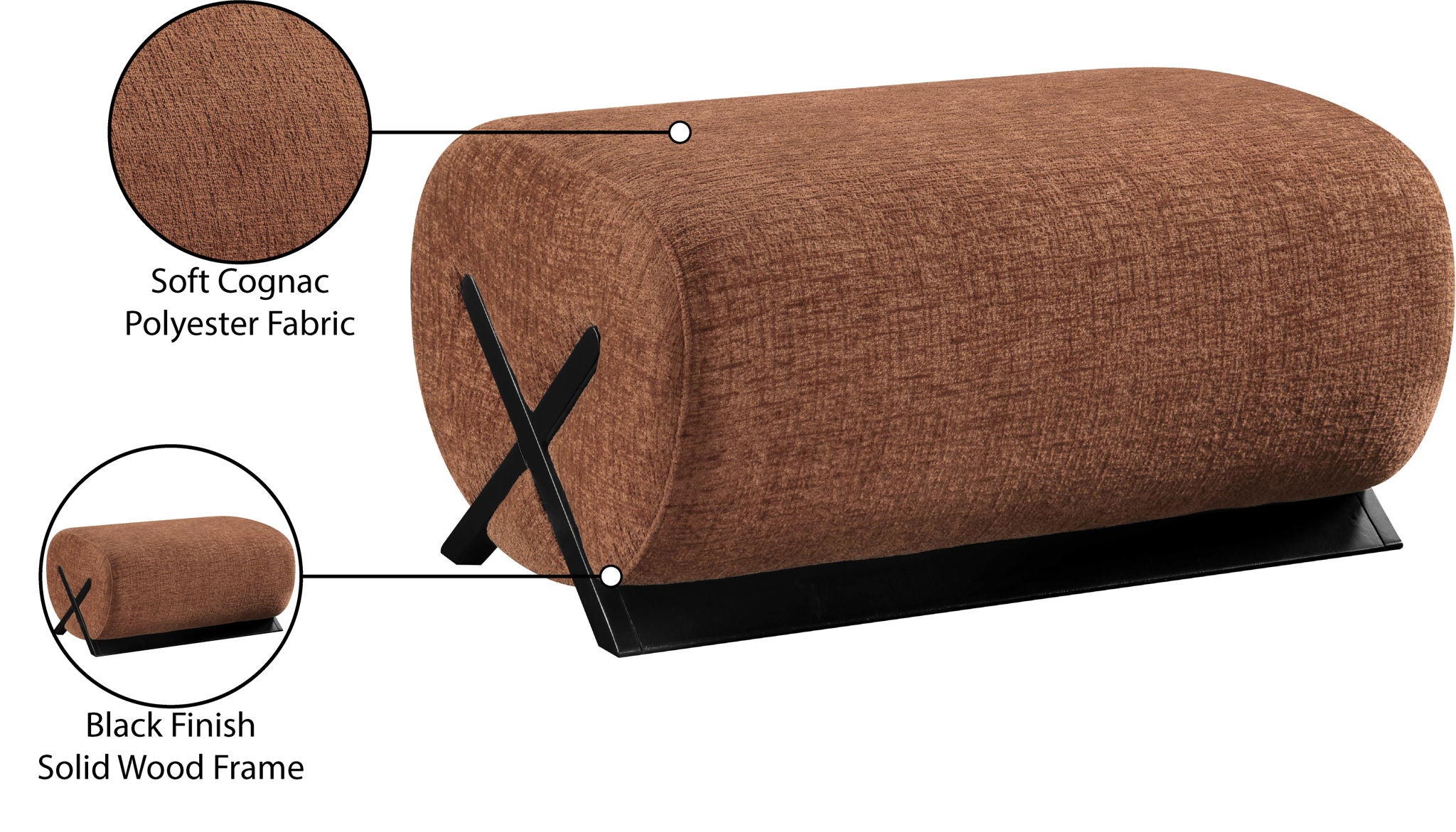 Akira - Upholstered Ottoman