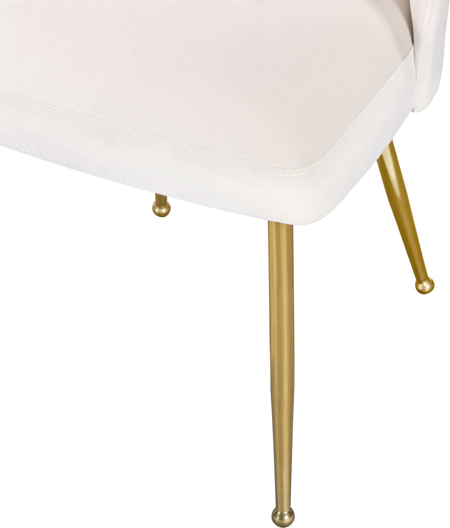 Logan - Dining Chair (Set of 2) - Gold Legs