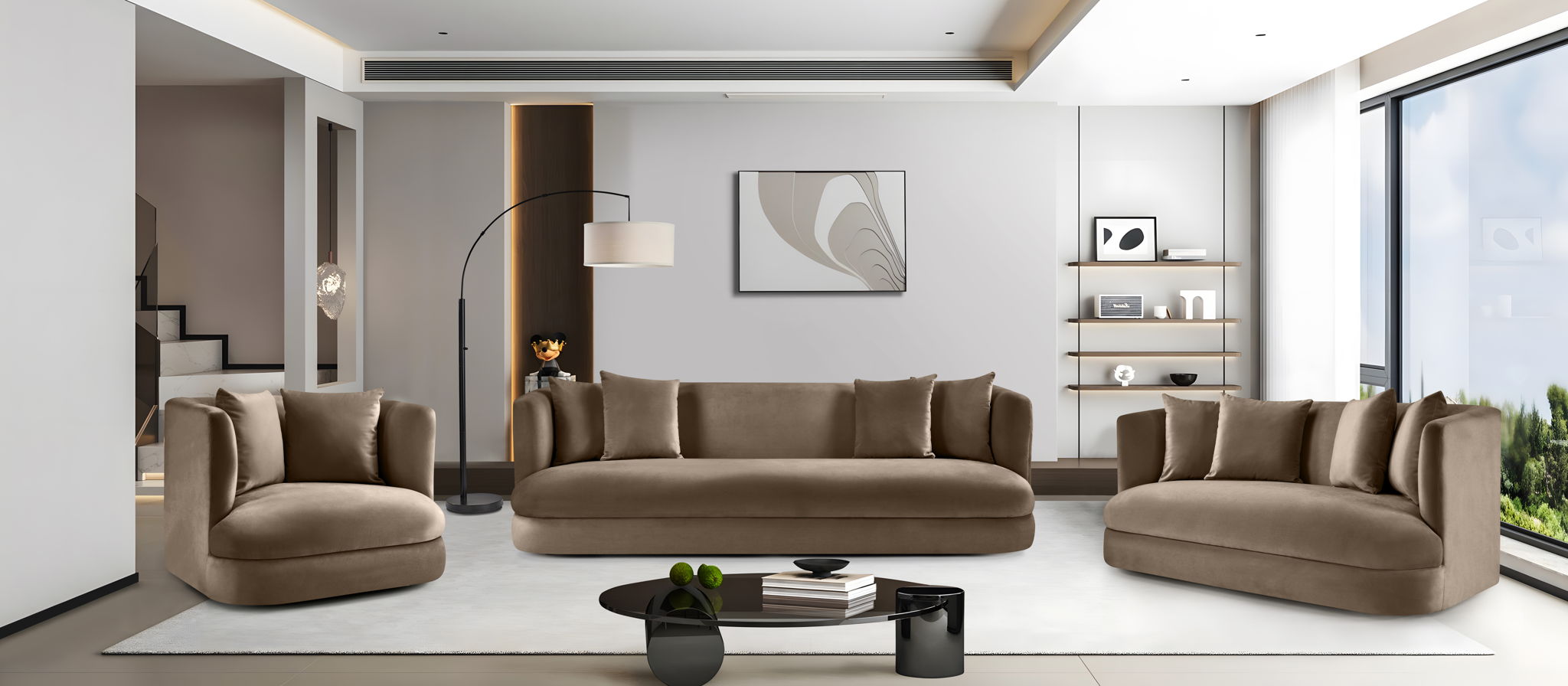 Alder - Velvet Loveseat