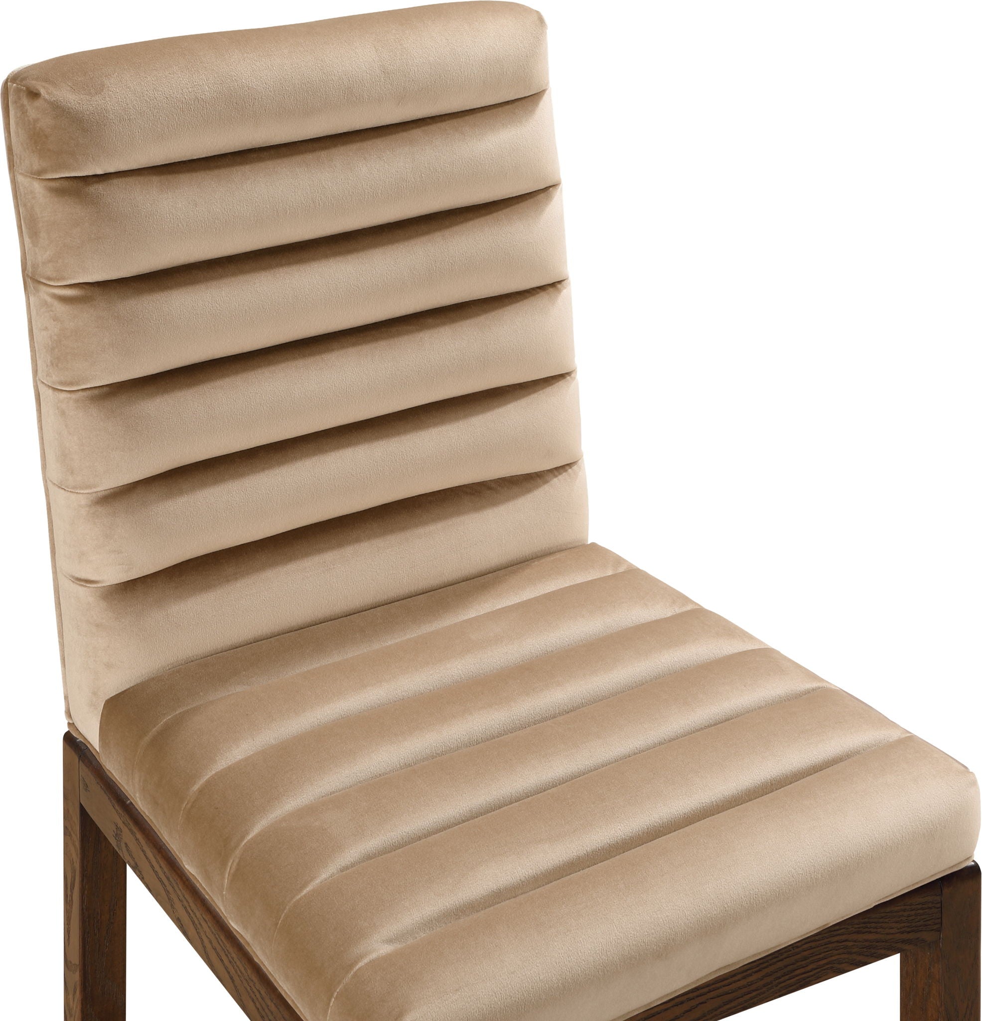 Evelyn - Dining Chair With Brown Legs