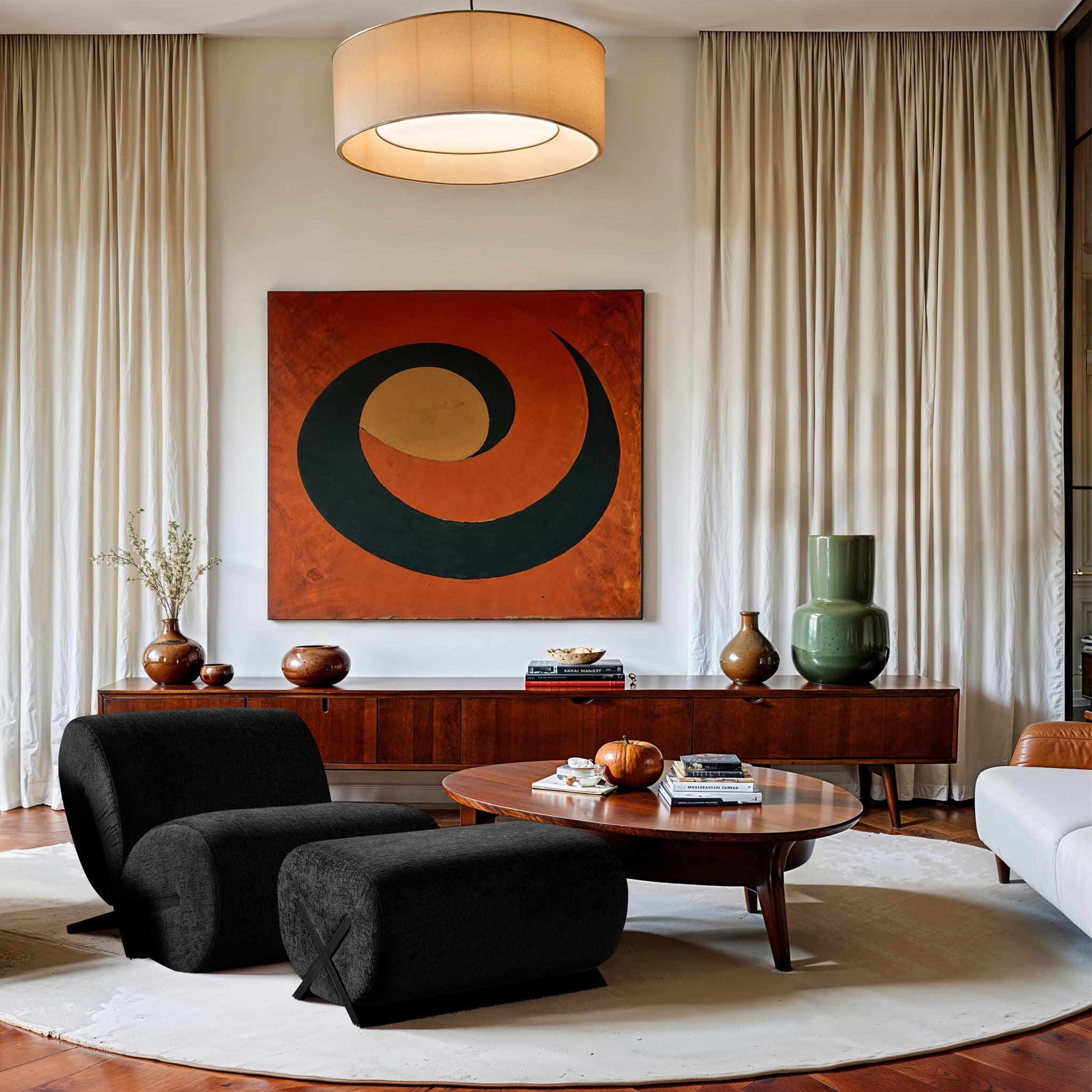 Akira - Fabric Upholstered Ottoman