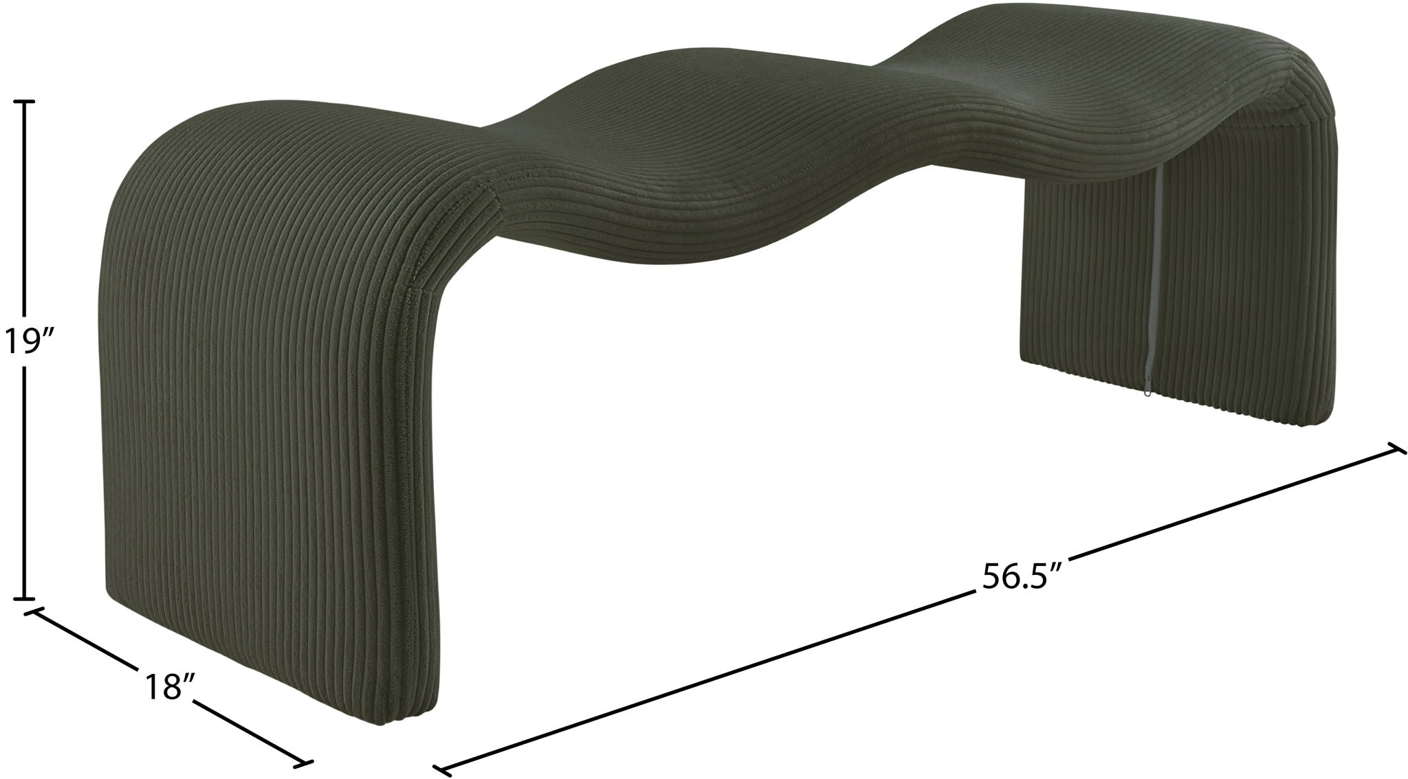 Willow - Corduroy Bench