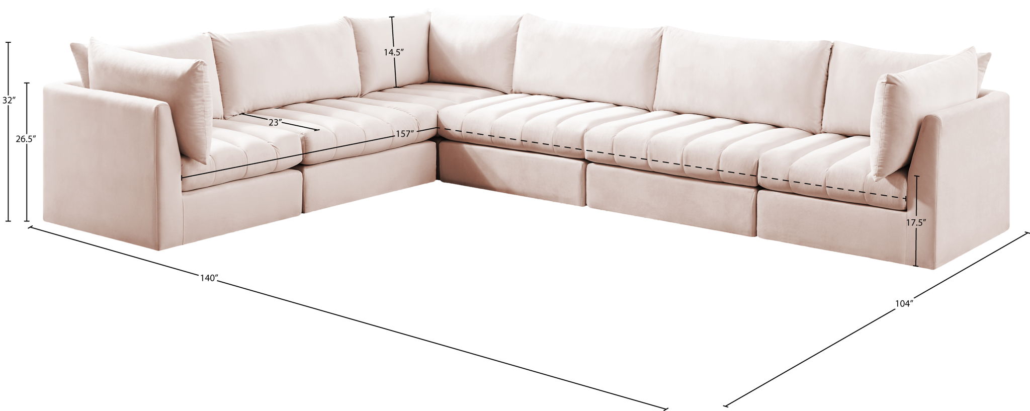 Jacob - 6 Pc. Modular Sectional