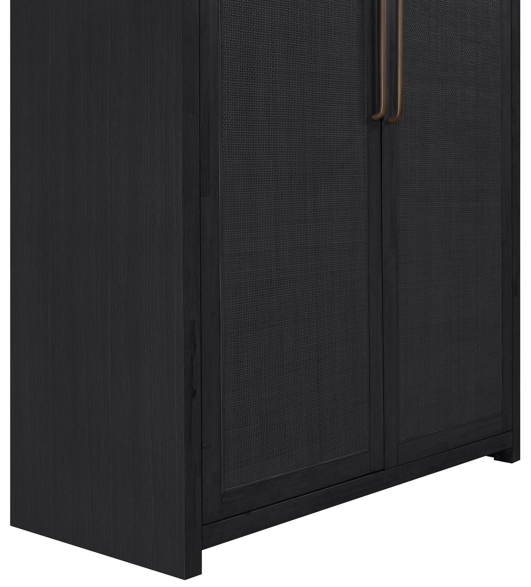 Vana - Solid Wood, Oak Veneer And Stainless Steel Storage Cabinet