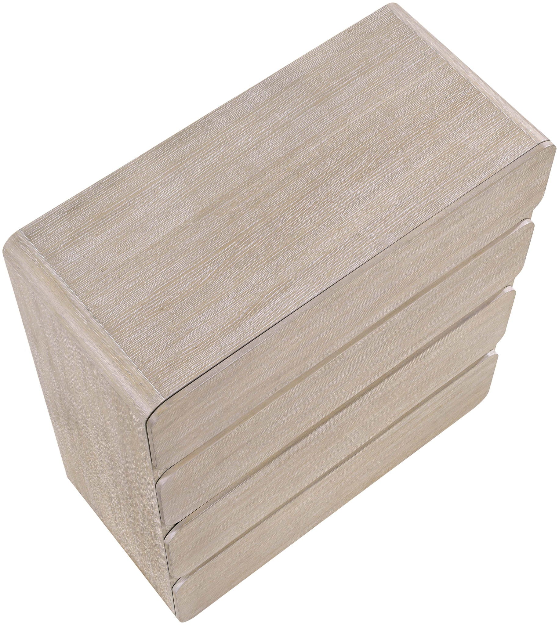 Adagio - Solid Wood And Oak Veneer Chest - Natural