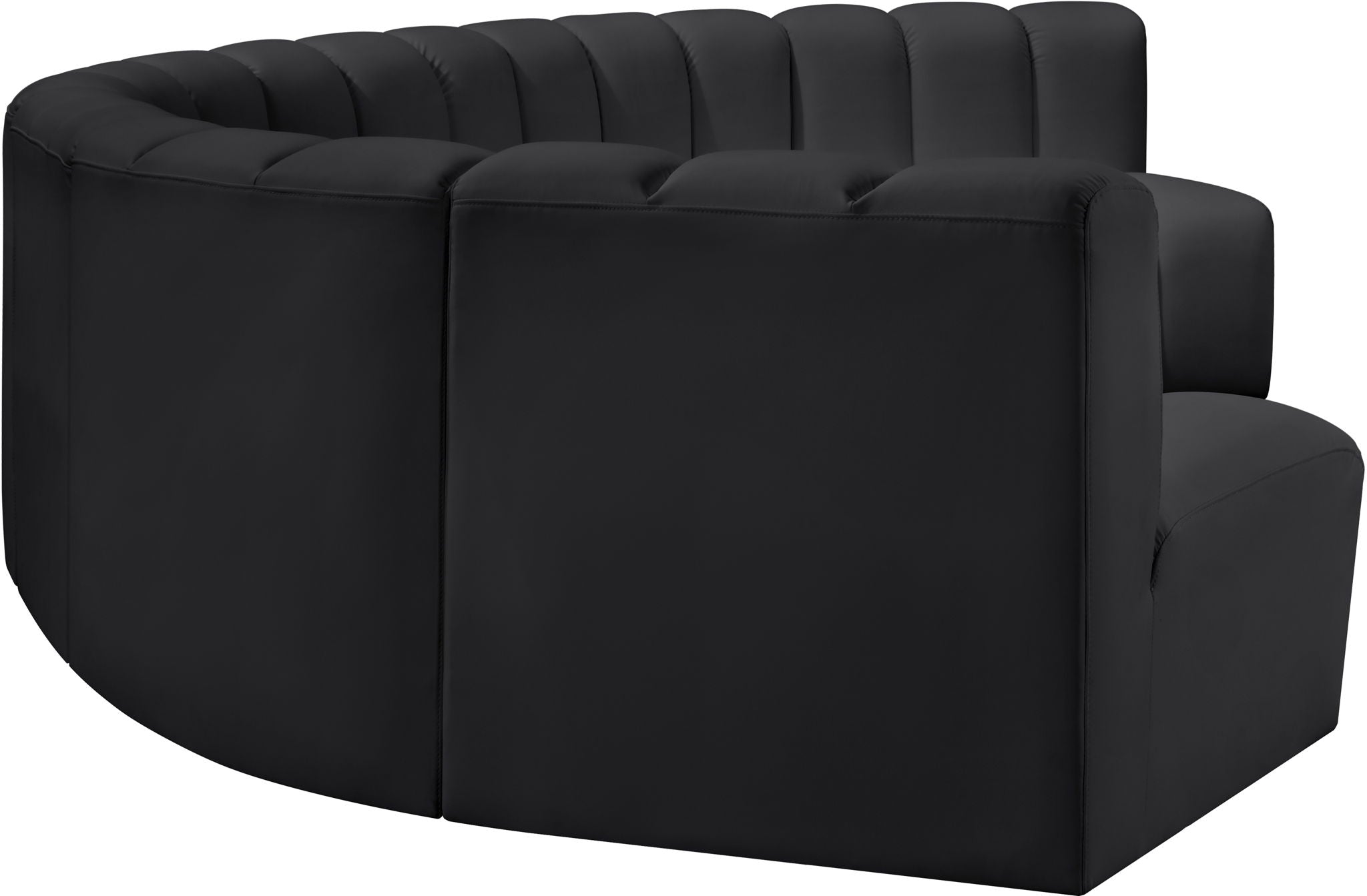Arc - Faux Leather 7 Piece U-Shaped Modular Sofa
