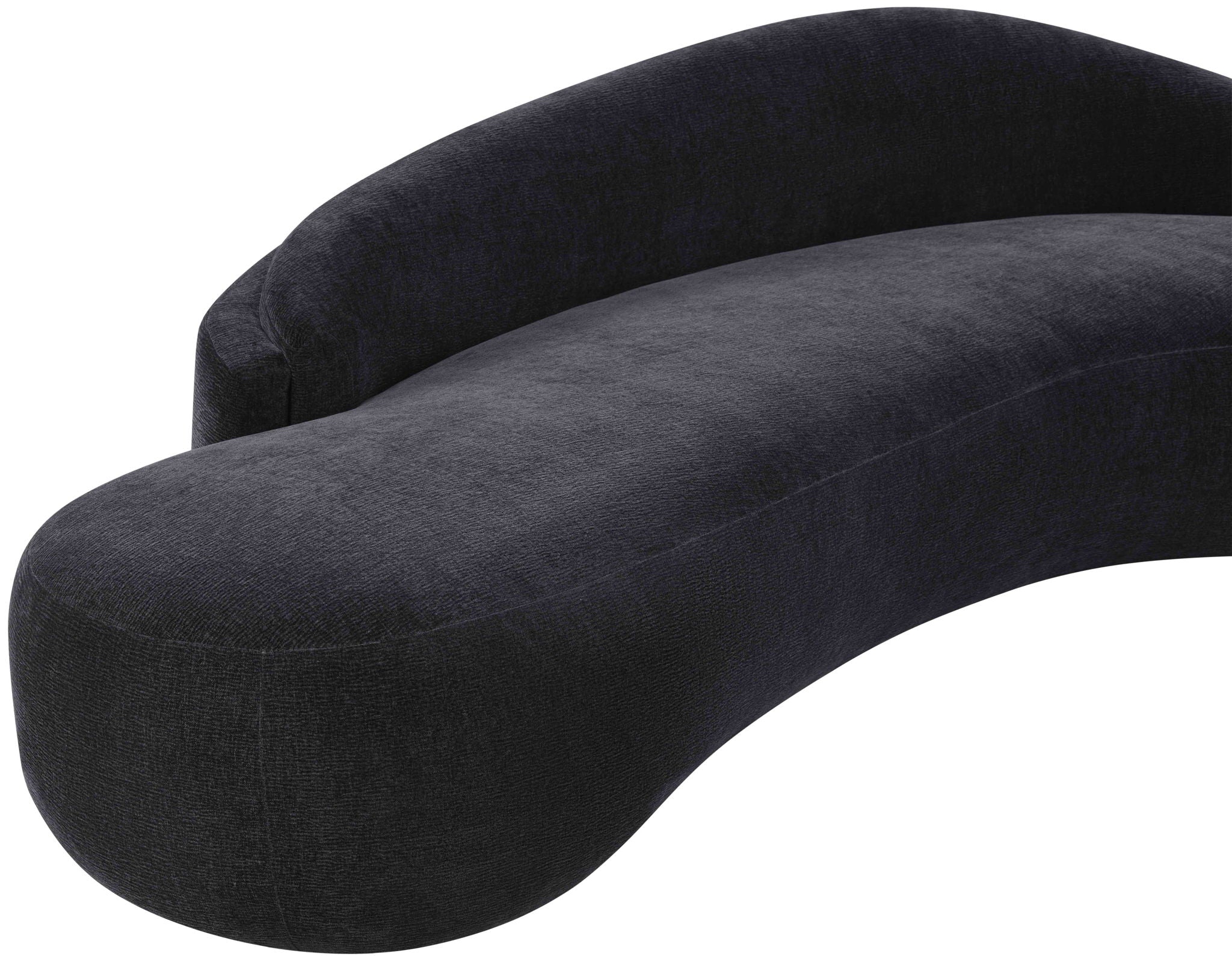 Caspian - Chenille Fabric Upholstered Loveseat