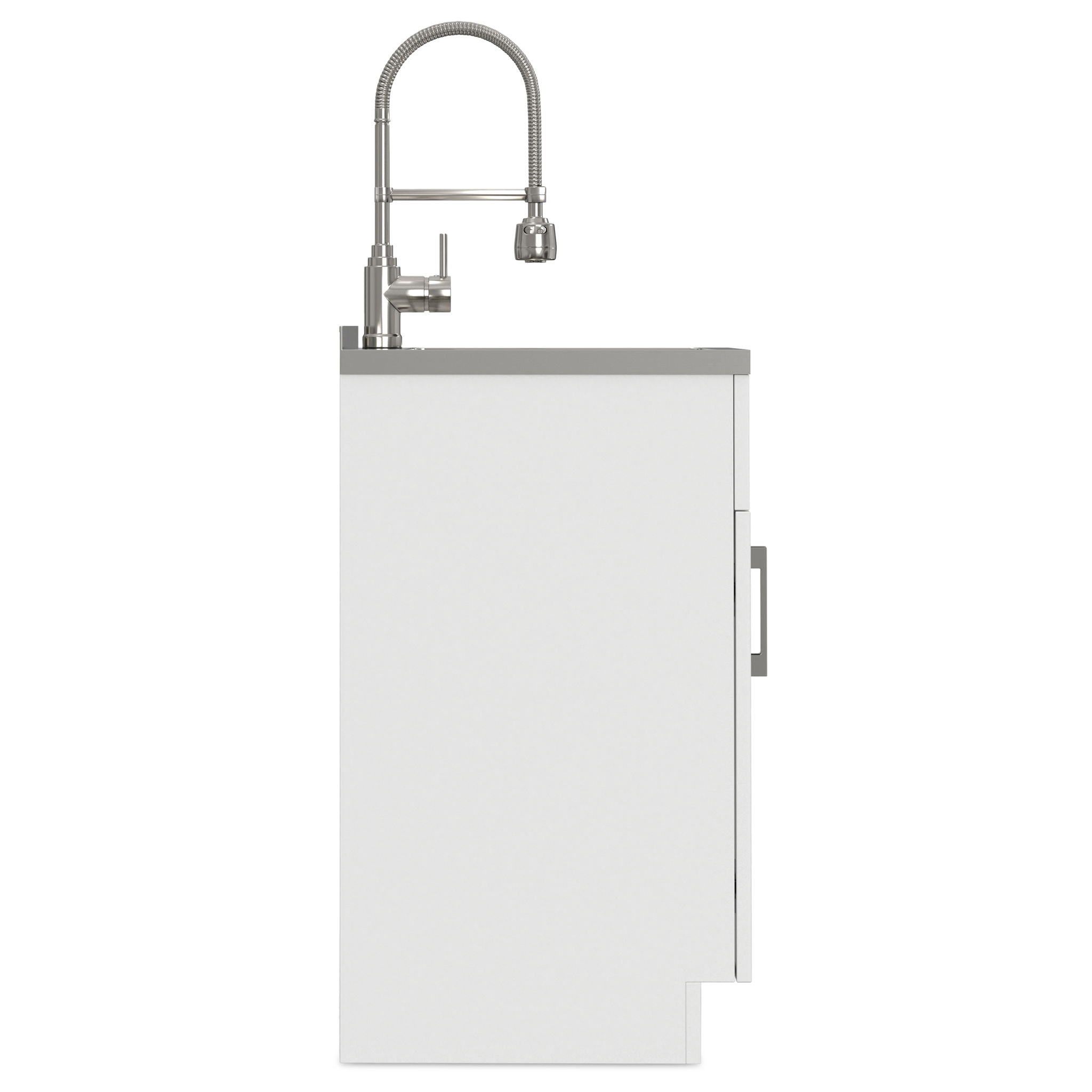 Hennessy - Deluxe Laundry Cabinet With Faucet And Stainless Steel Sink