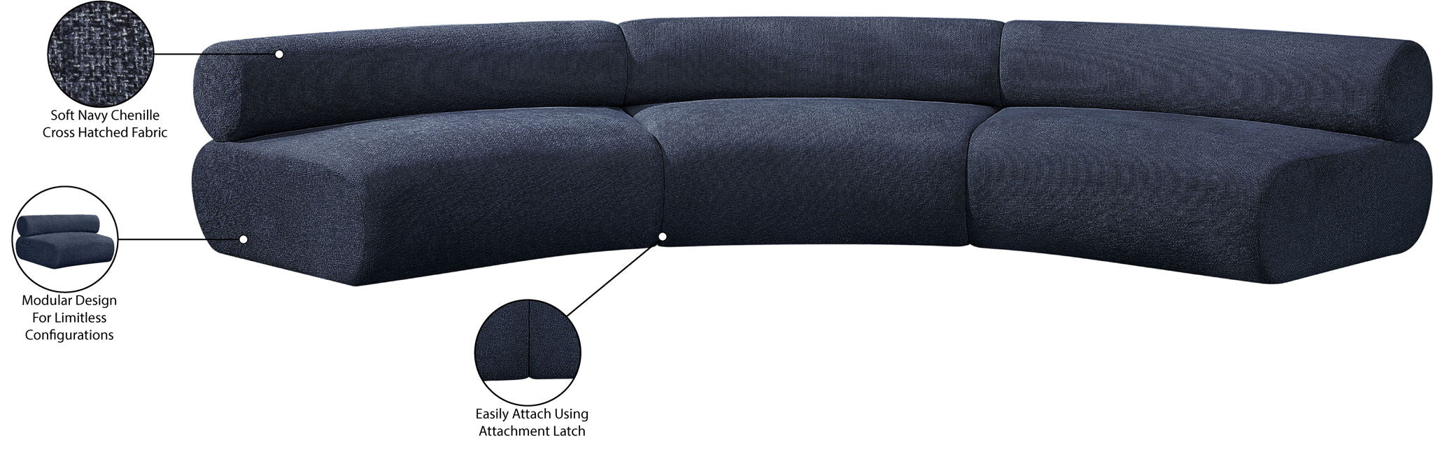 Bale - 3 Piece Modular Sofa