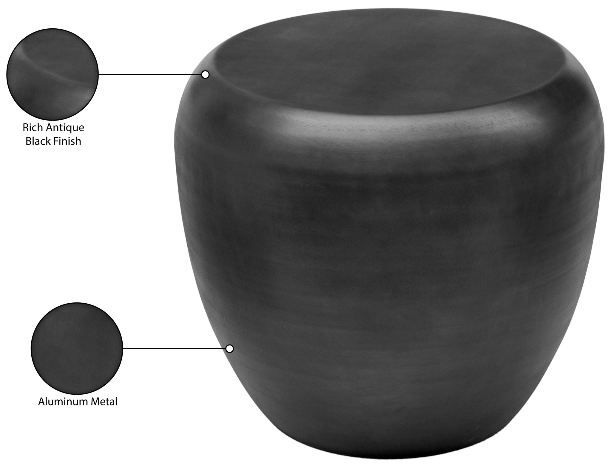 Capsule - Aluminum End Table