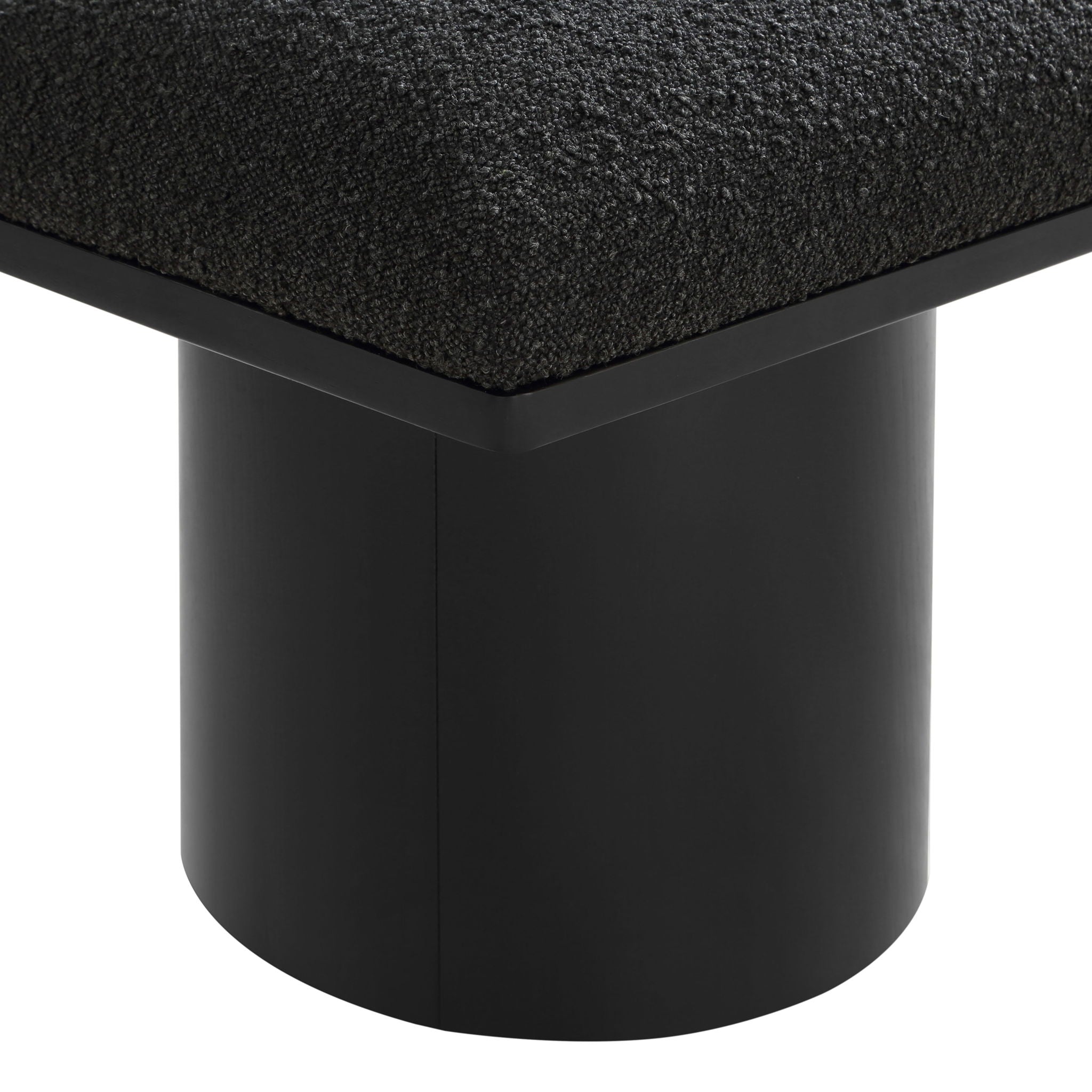 Pavilion - Bench / Stool With Black Base