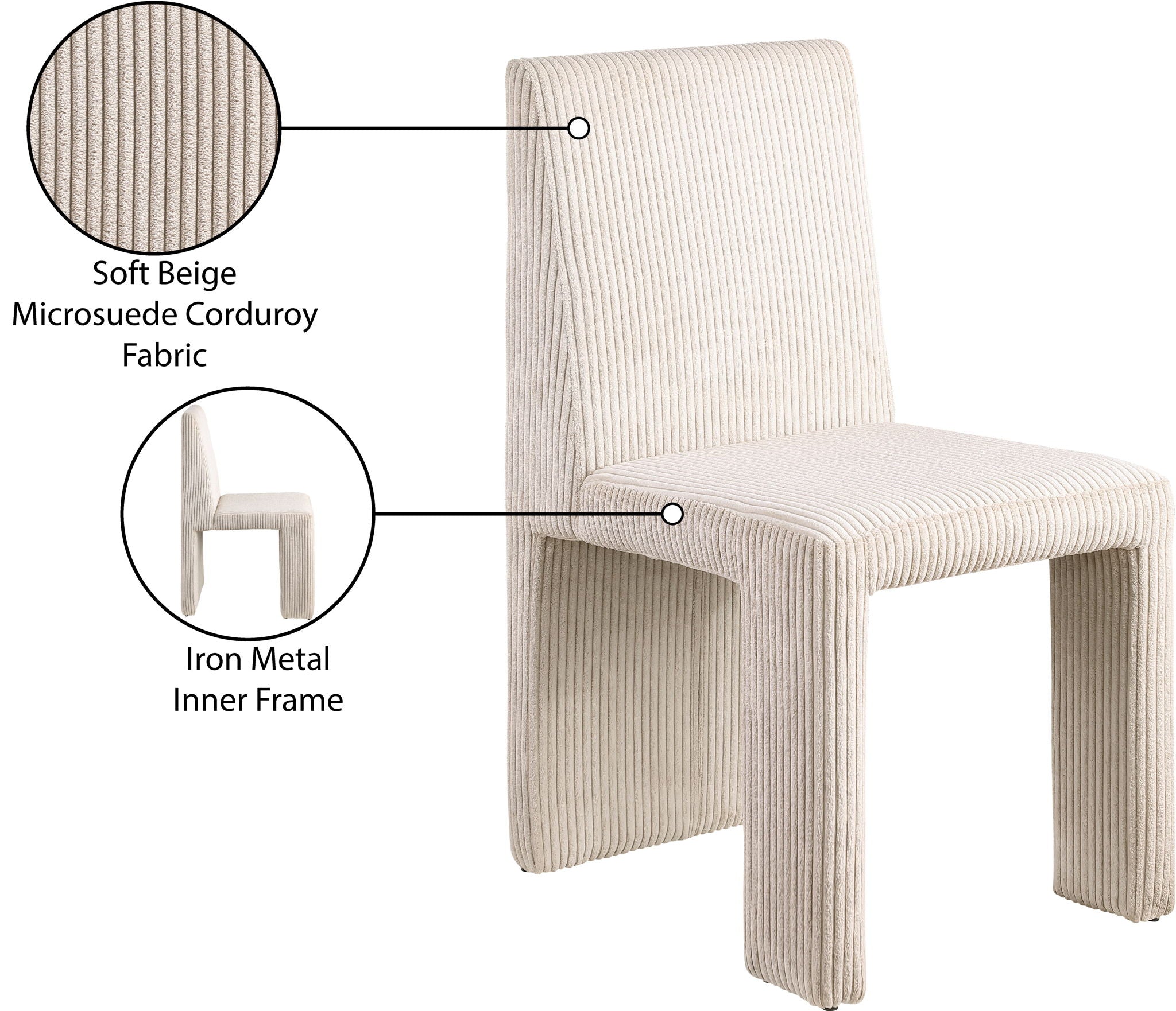 Benson - Microsuede Dining Chair (Set of 2)