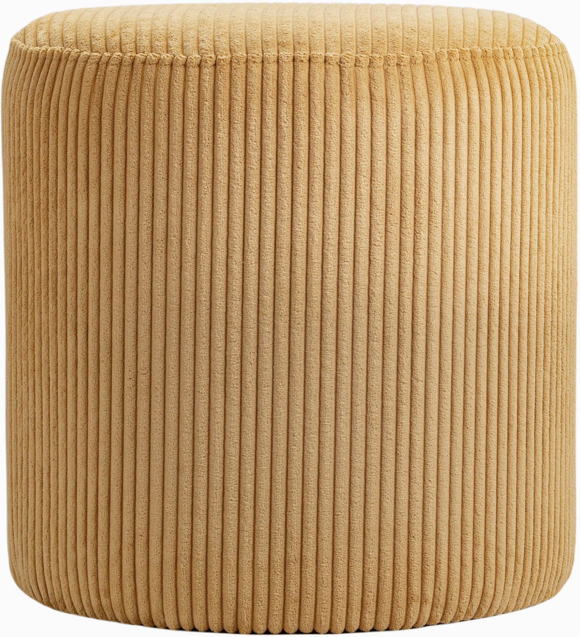 Roy - Round Microsuede Ottoman / Stool