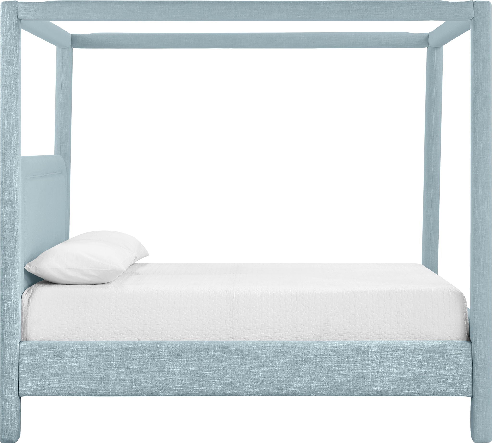 Salina - Linen Textured Fabric Upholstered Bed