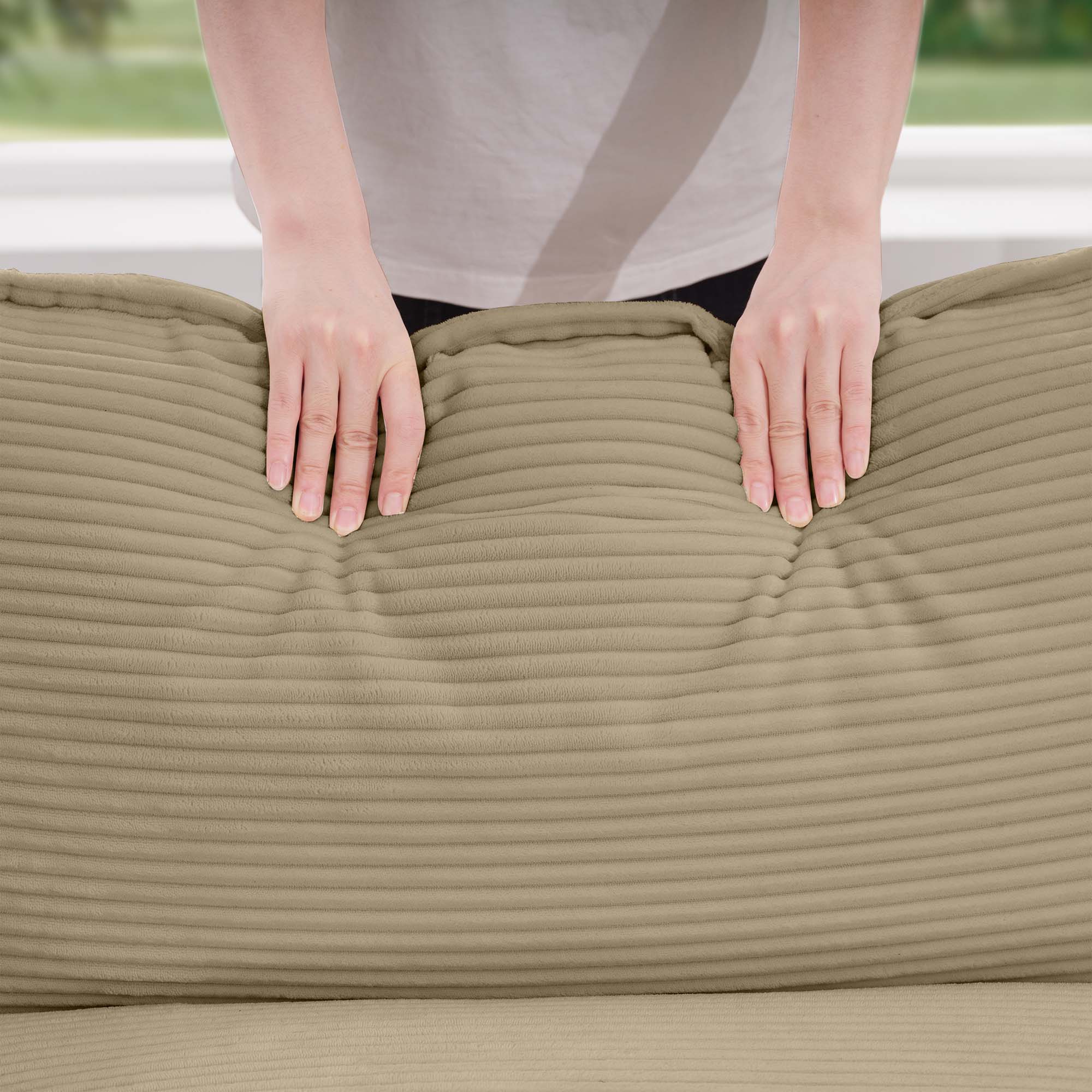 Elegant Oversized Sectional Sofa Set With Deep Seats And Flexible Layout