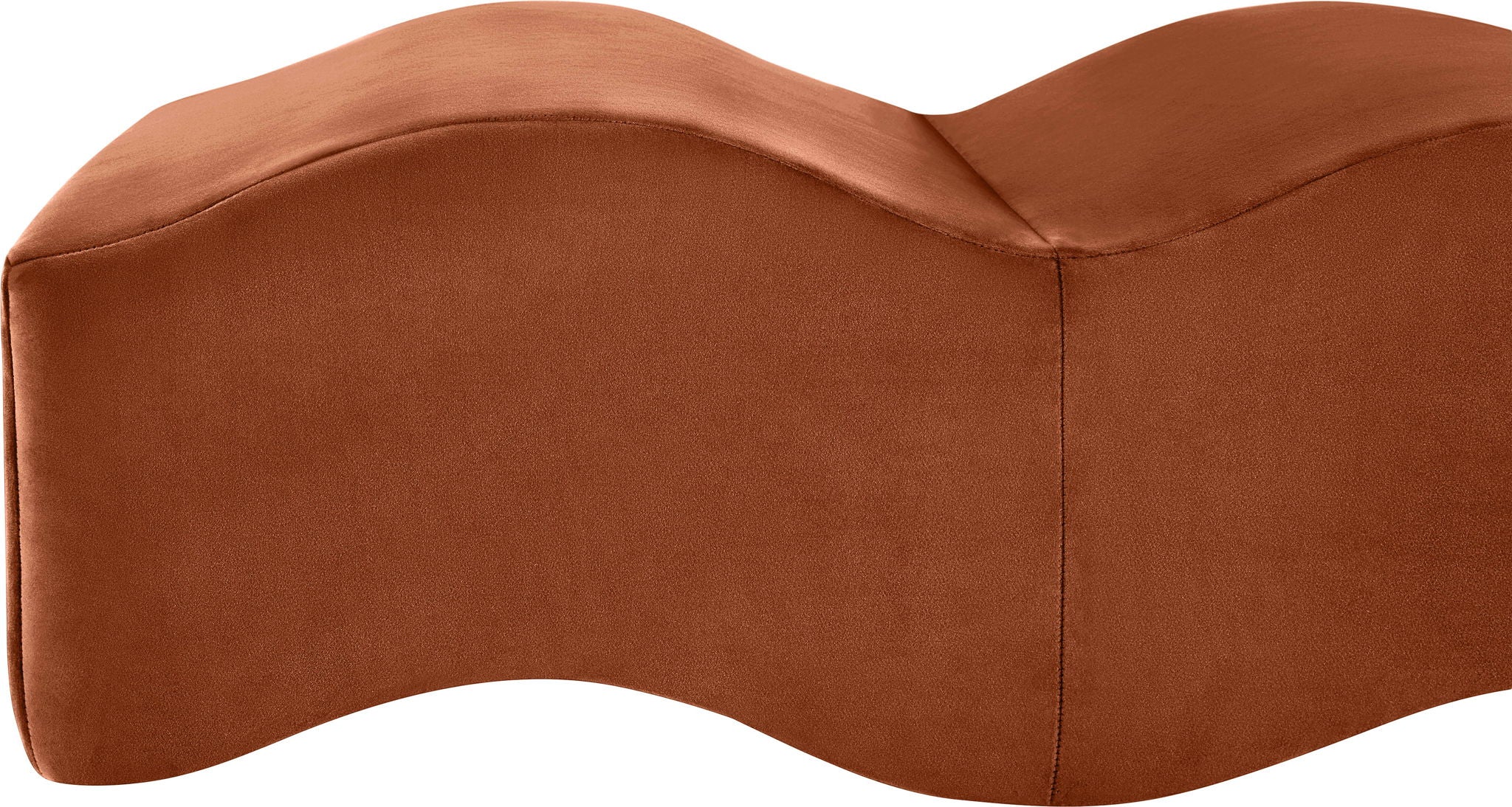 Wave - Velvet Bench