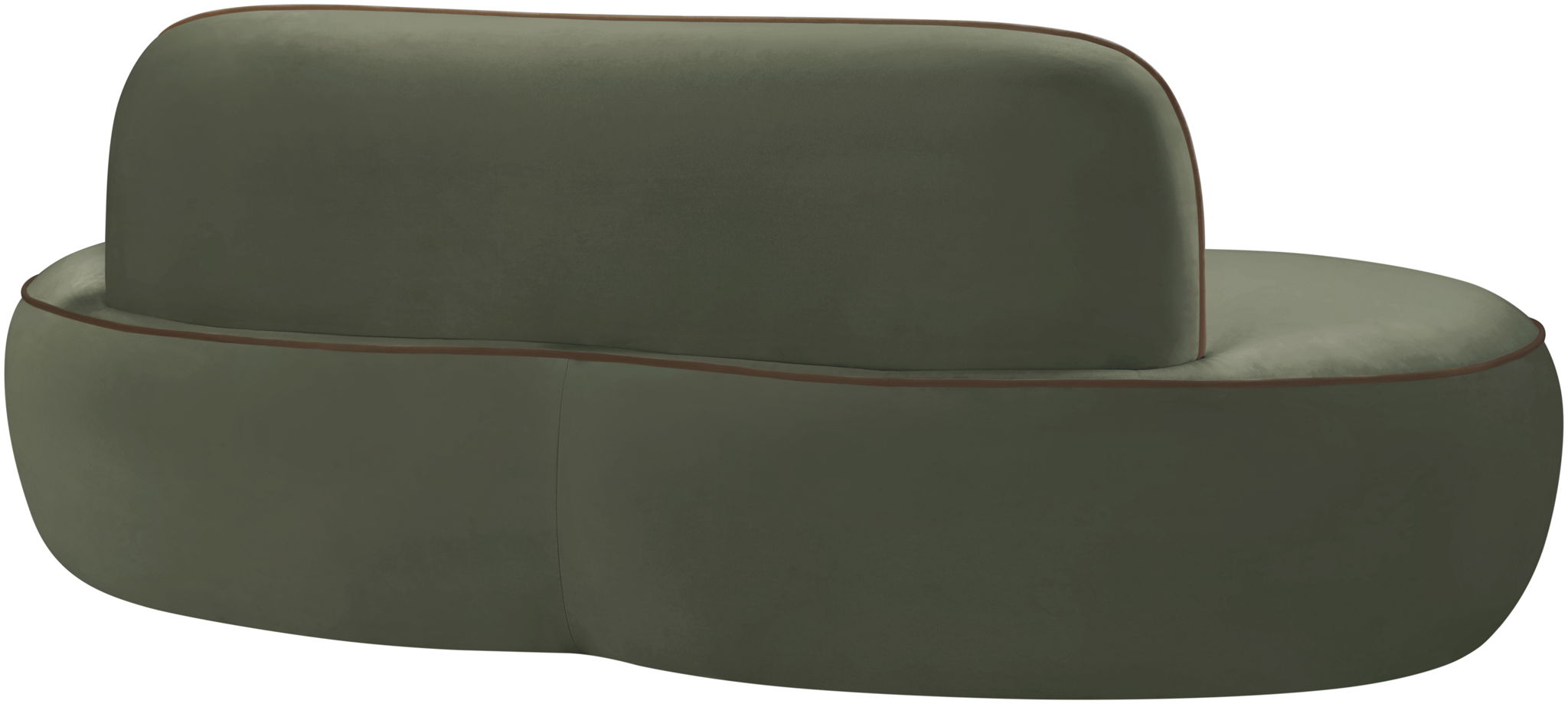 Swerve - Velvet 77" Upholstered Loveseat