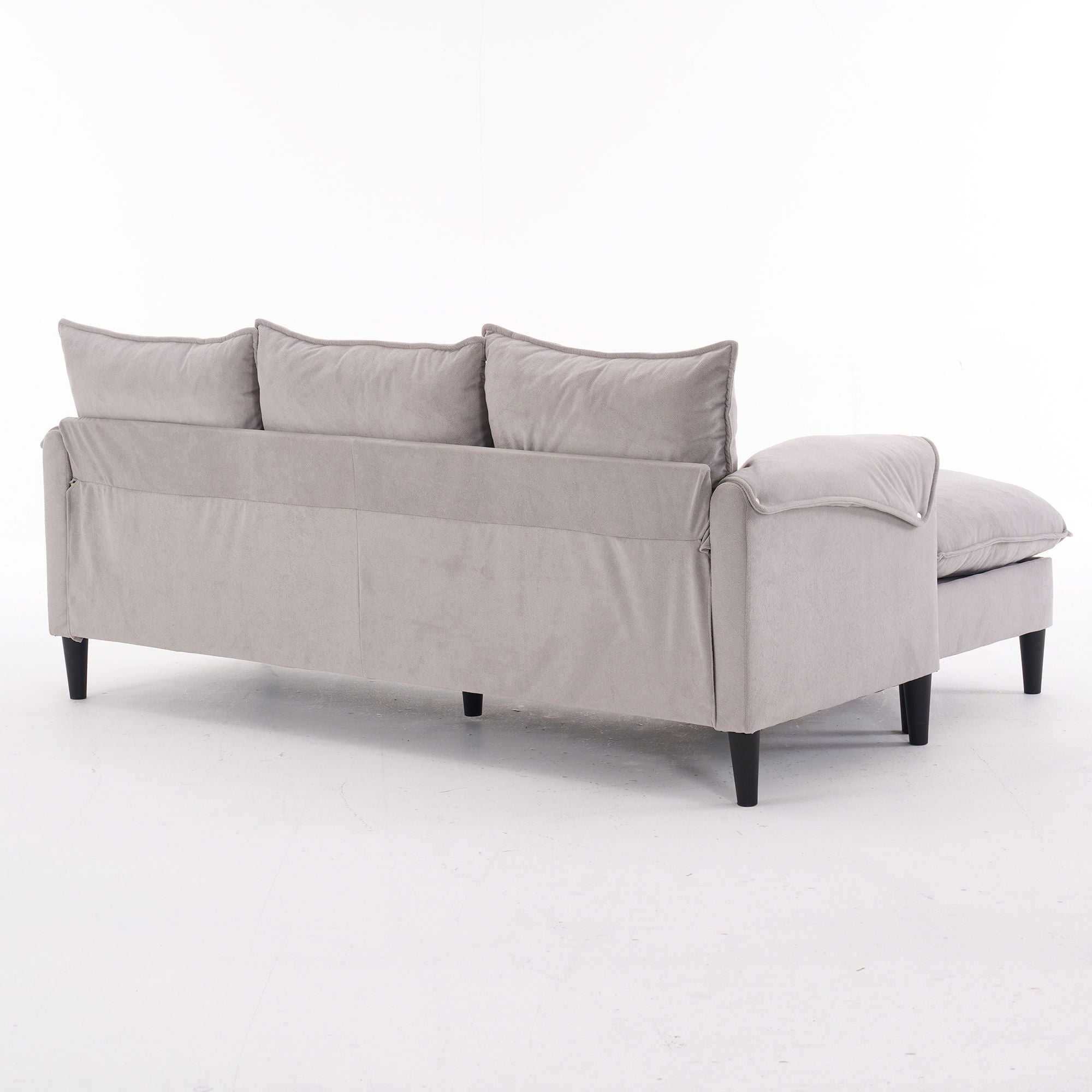 Convertible Combination Sofa With Footstools With Storage