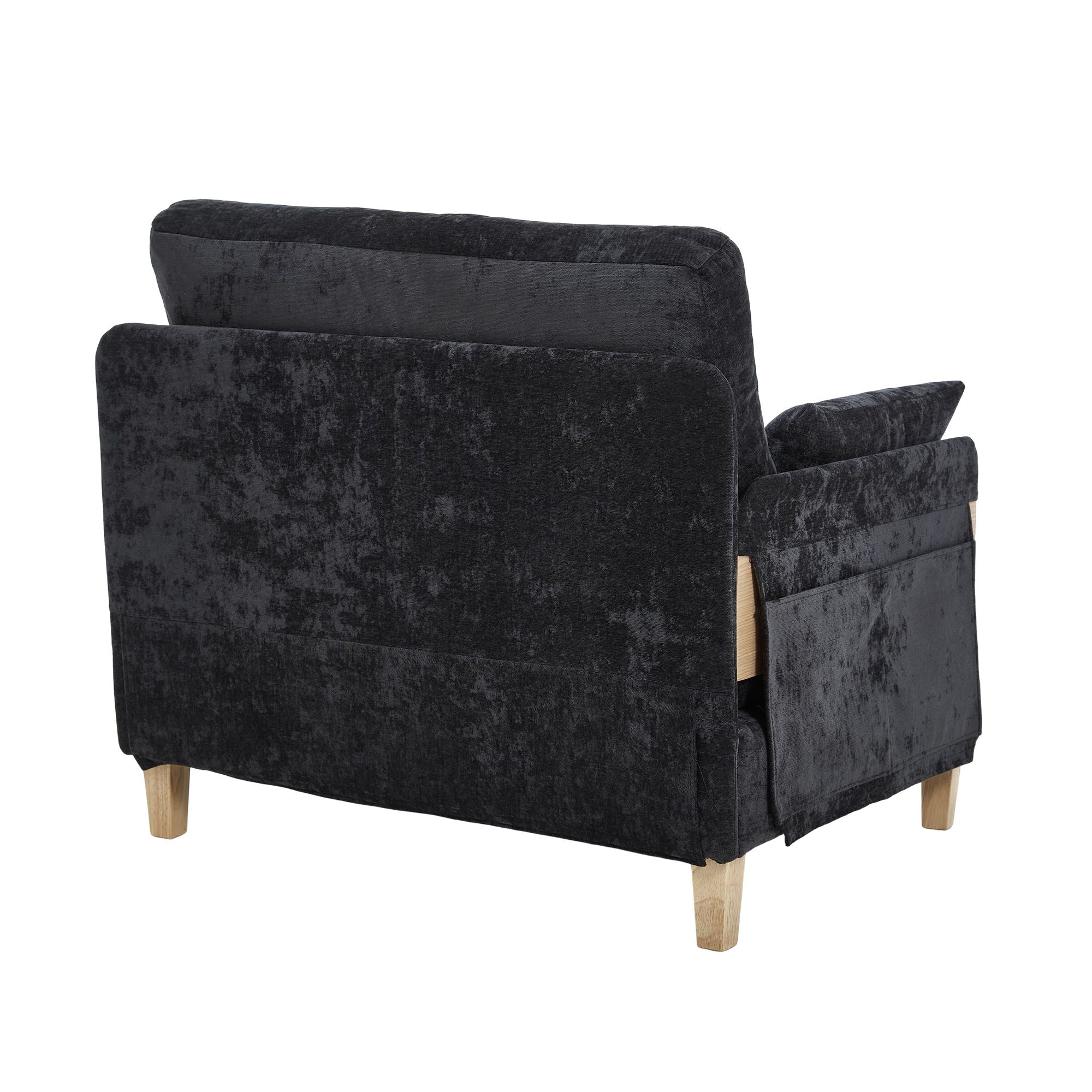 Mid Century Modern Foldable Sofa Bed, 3 In 1 Convertible Sleeper With 3 Pillows