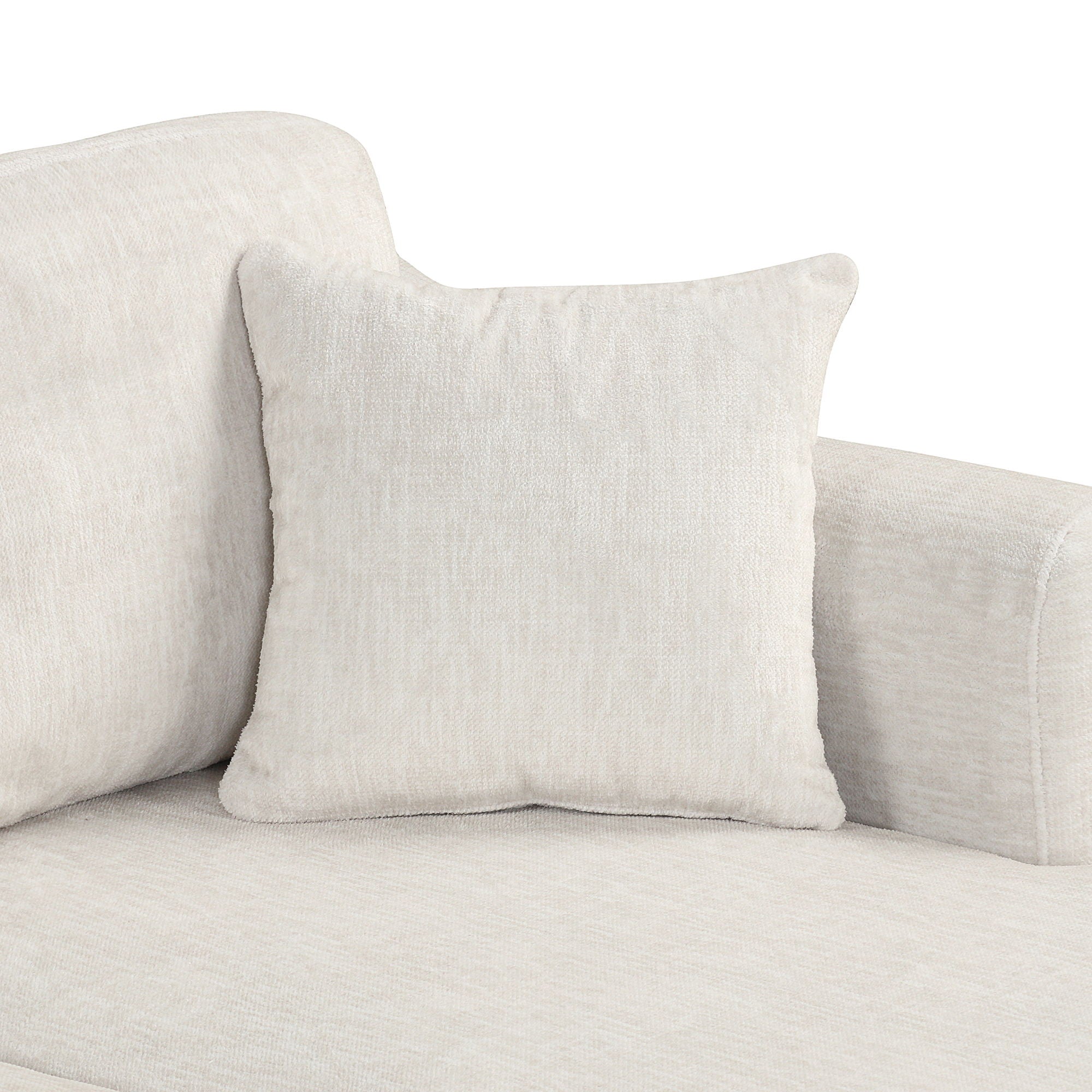 Contemporary U - Shaped Sectional Sofa With Movable Storage Ottoman