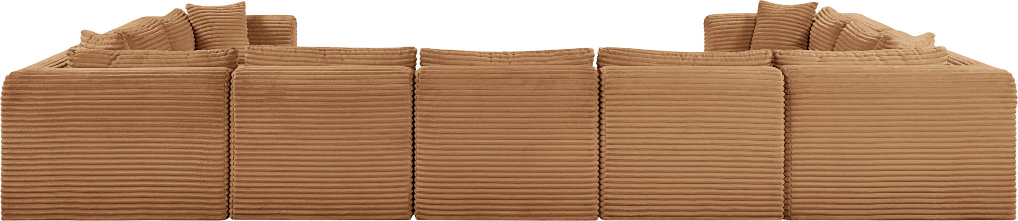 Shaggy - 9 Piece Modular U-Shaped Sectional