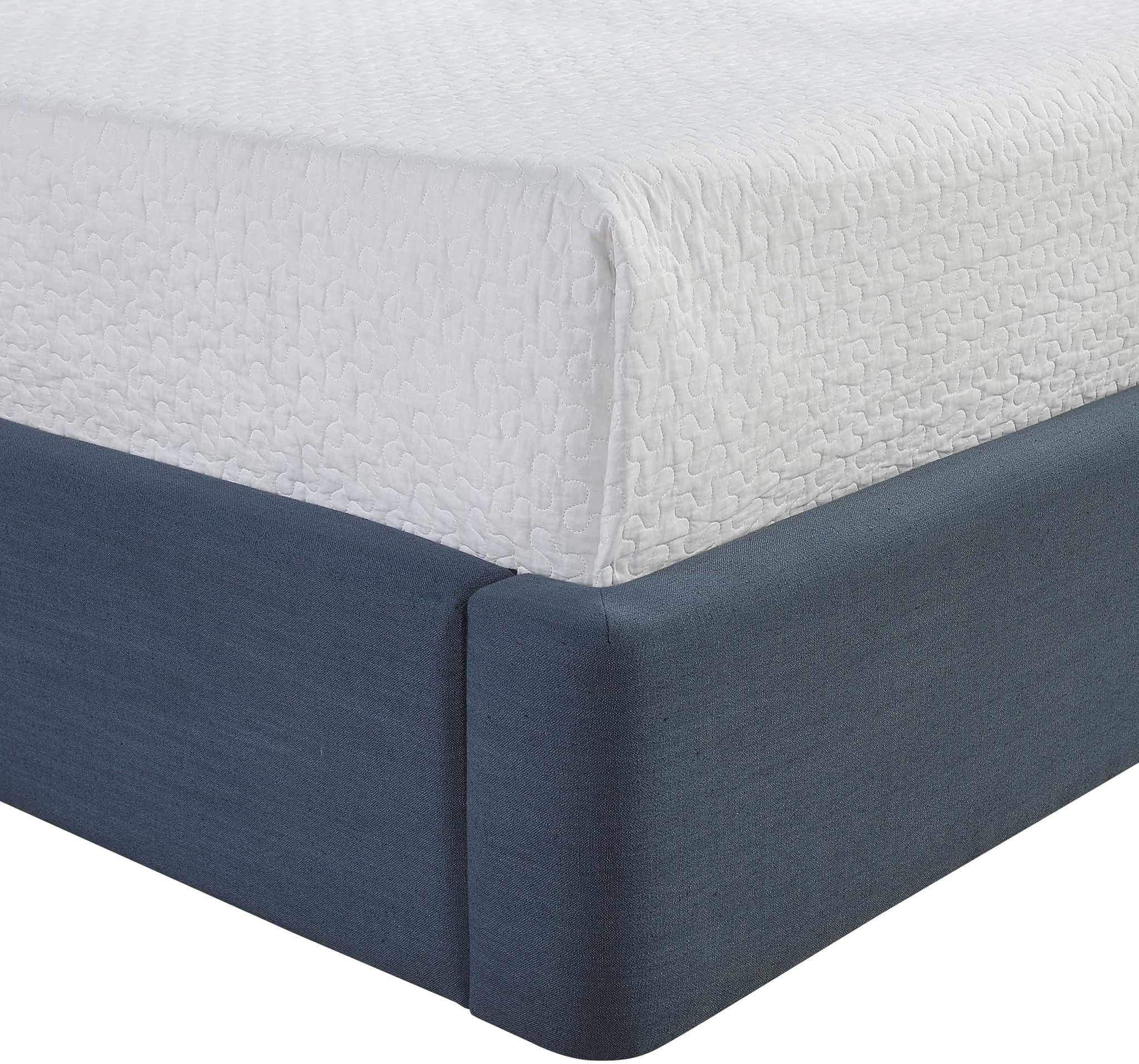 Kendall - Linen Textured Fabric Upholstered Bed