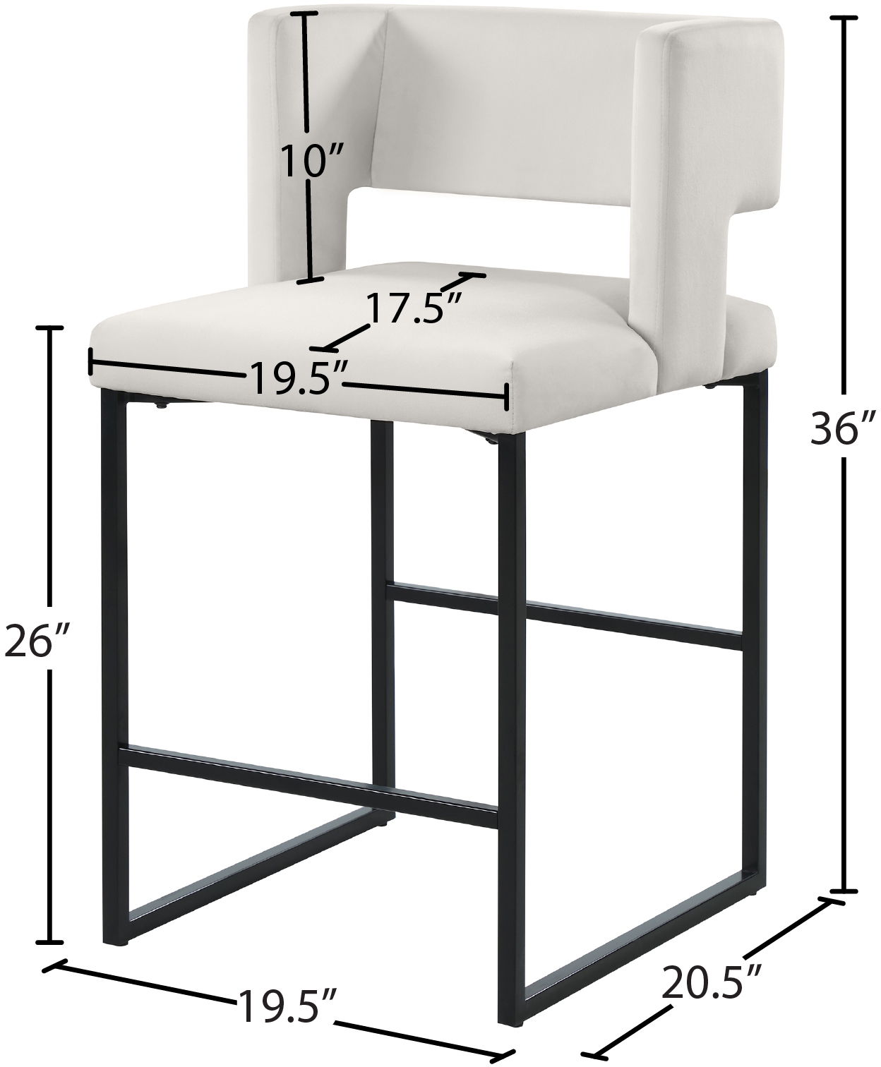 Caleb - Counter Stool (Set of 2)