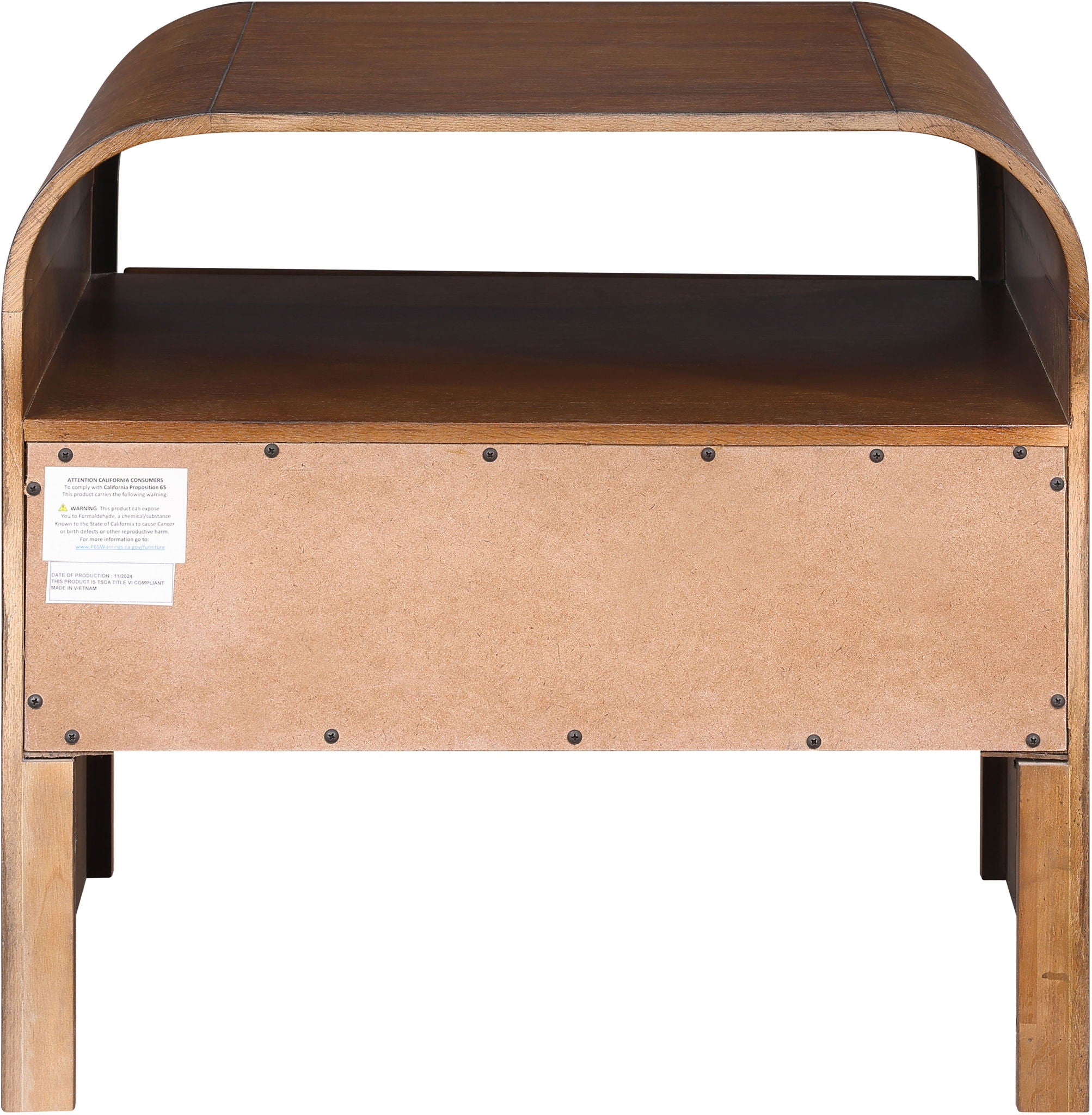 Giada - Solid Wood And Veneer Nightstand